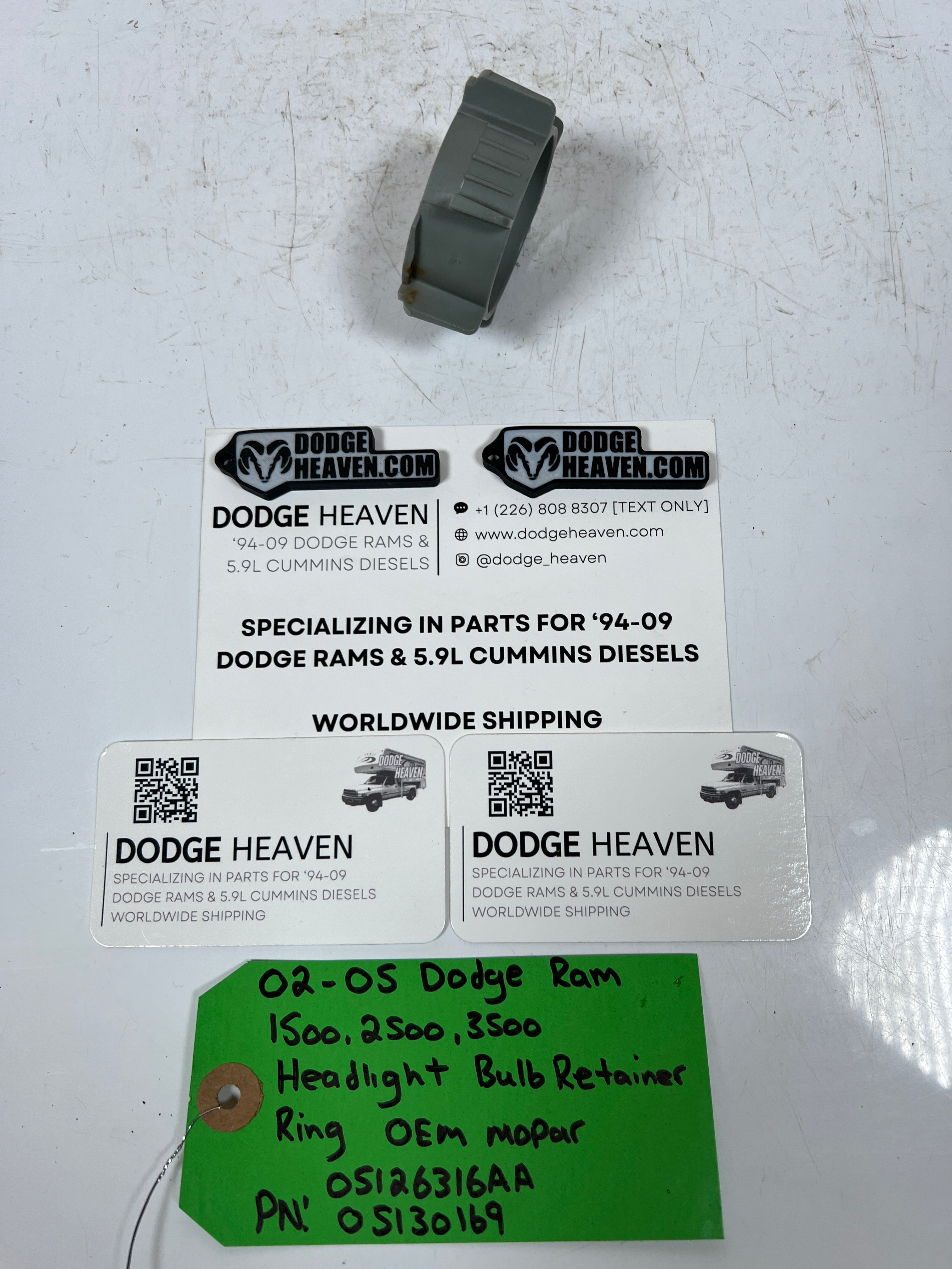 2002-2009 Dodge Ram Headlight Bulb Retainer Retaining Ring