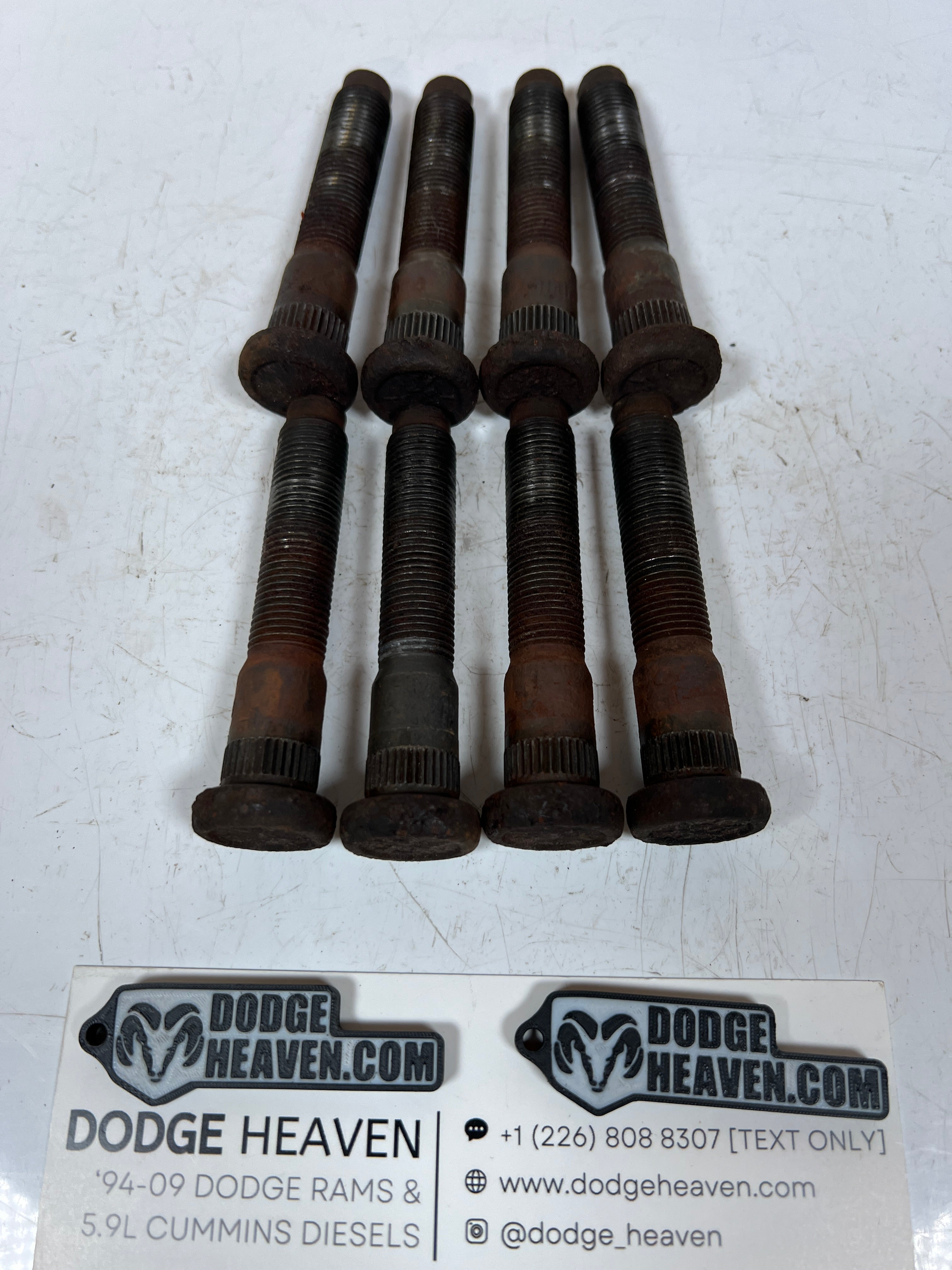 2001-2008 Dodge Ram 3500 DRW Dually Rear Wheel Studs QTY 8