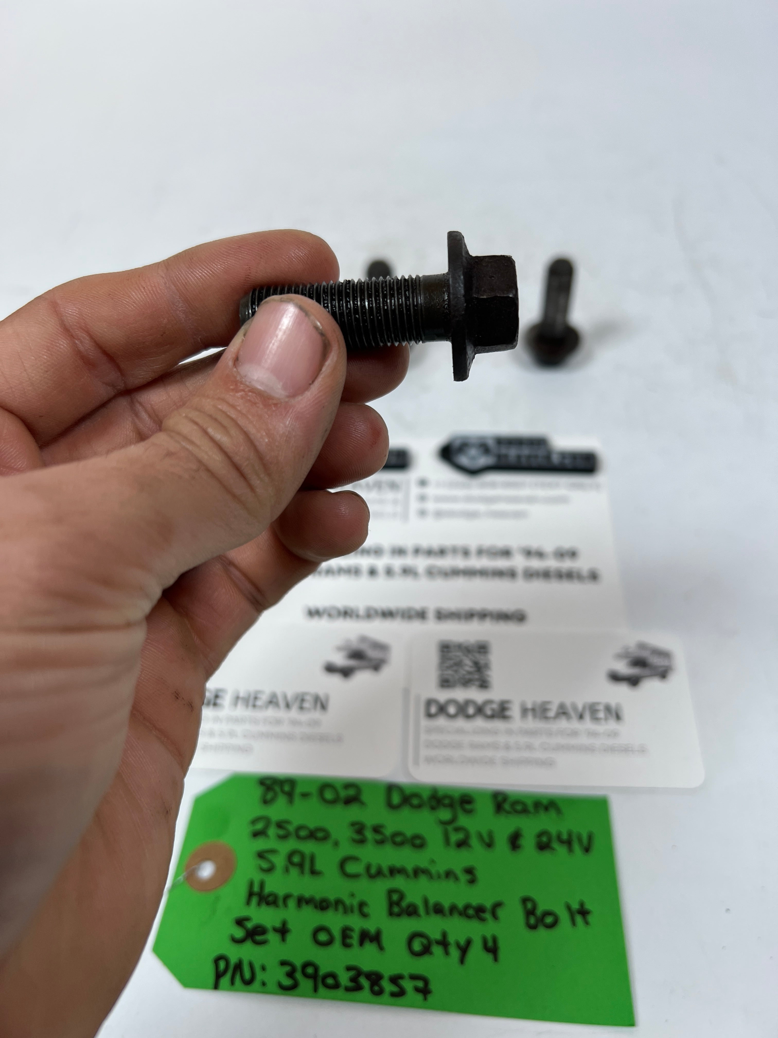 1989-2002 Dodge Ram 12V & 24V 5.9L Cummins Harmoic Balancer Bolts