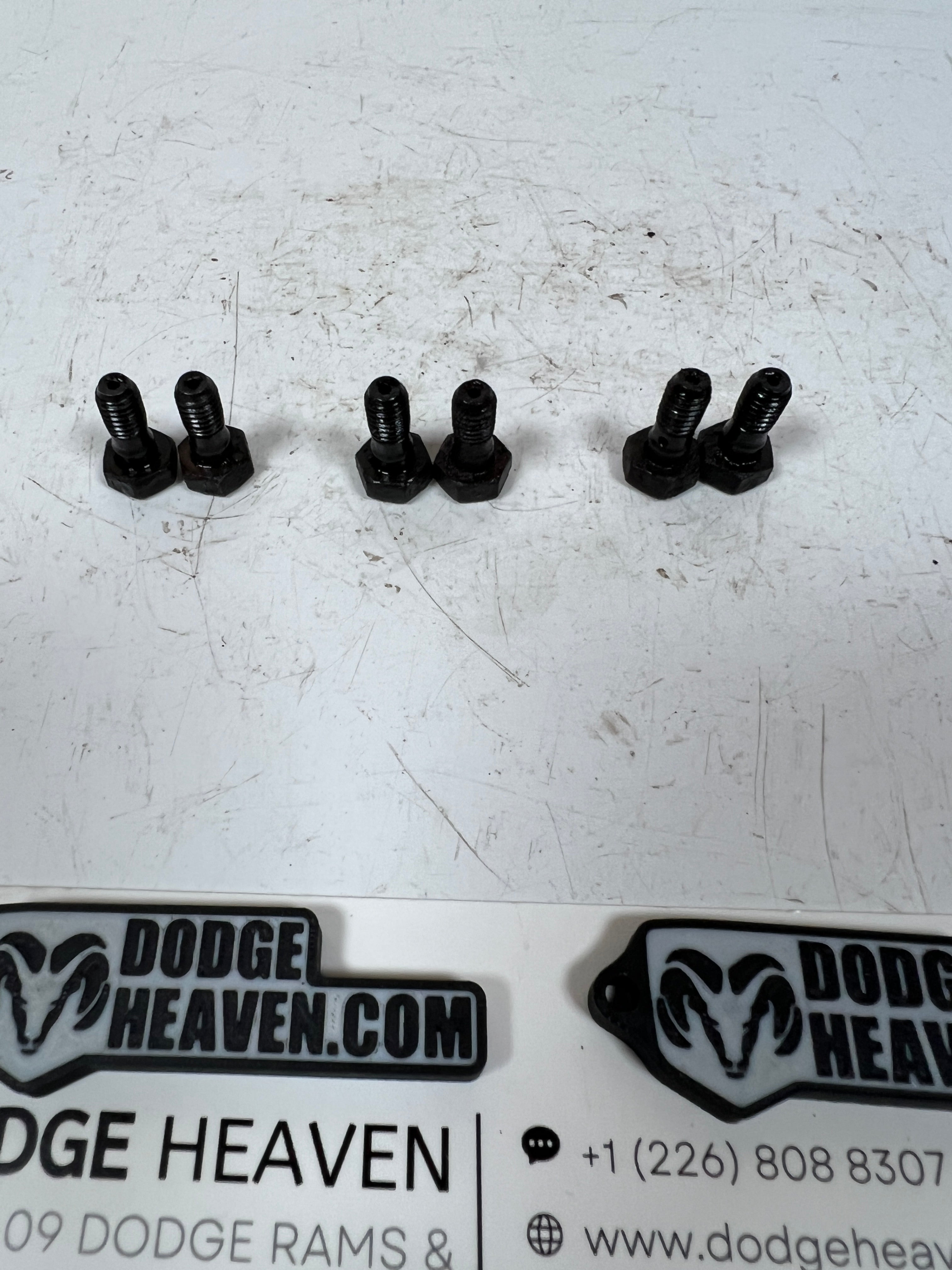 1989-1998 Dodge Ram 12 Valve 5.9L Cummins Fuel Injector Return Line Banjo Bolts