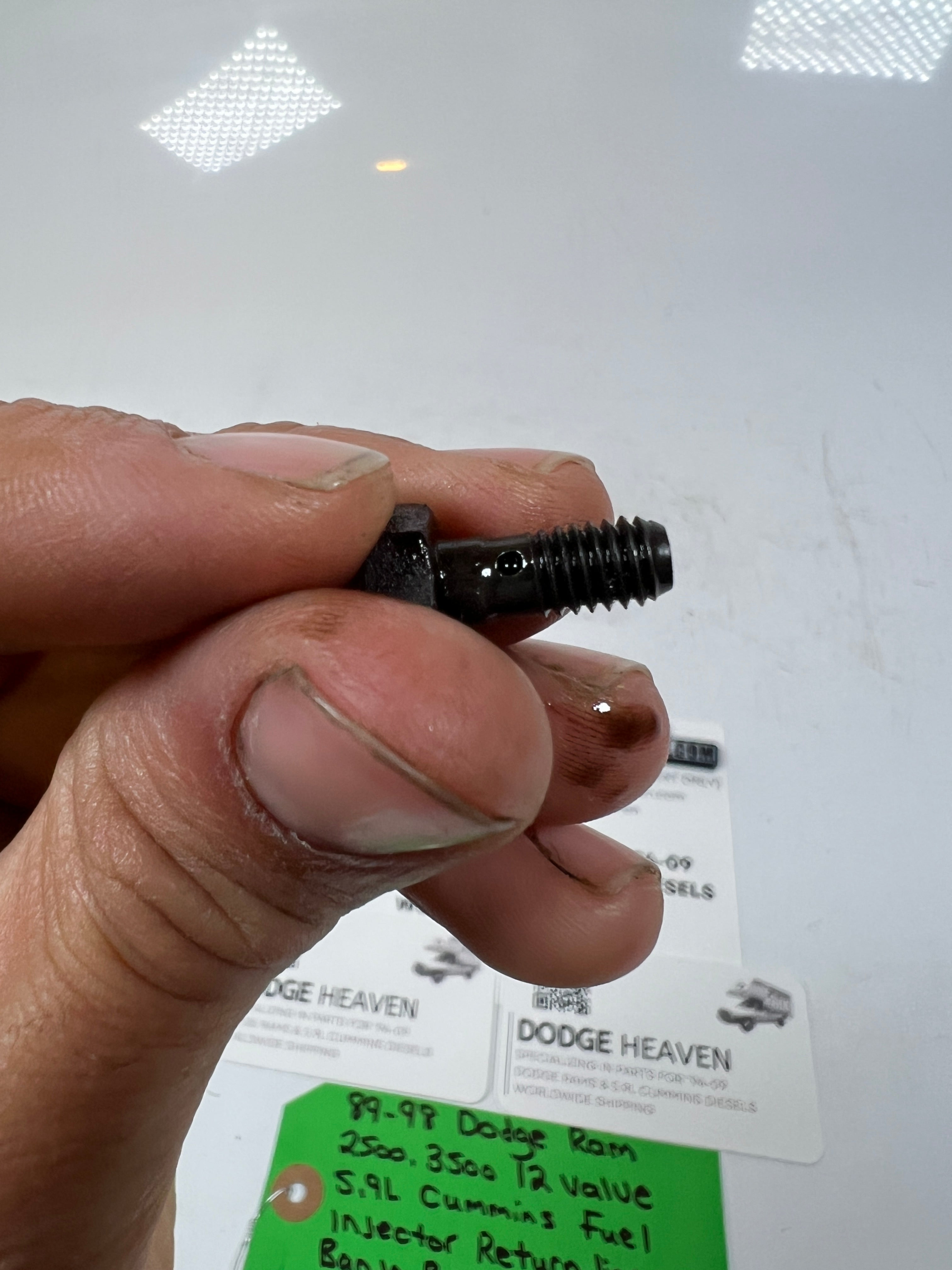1989-1998 Dodge Ram 12 Valve 5.9L Cummins Fuel Injector Return Line Banjo Bolts