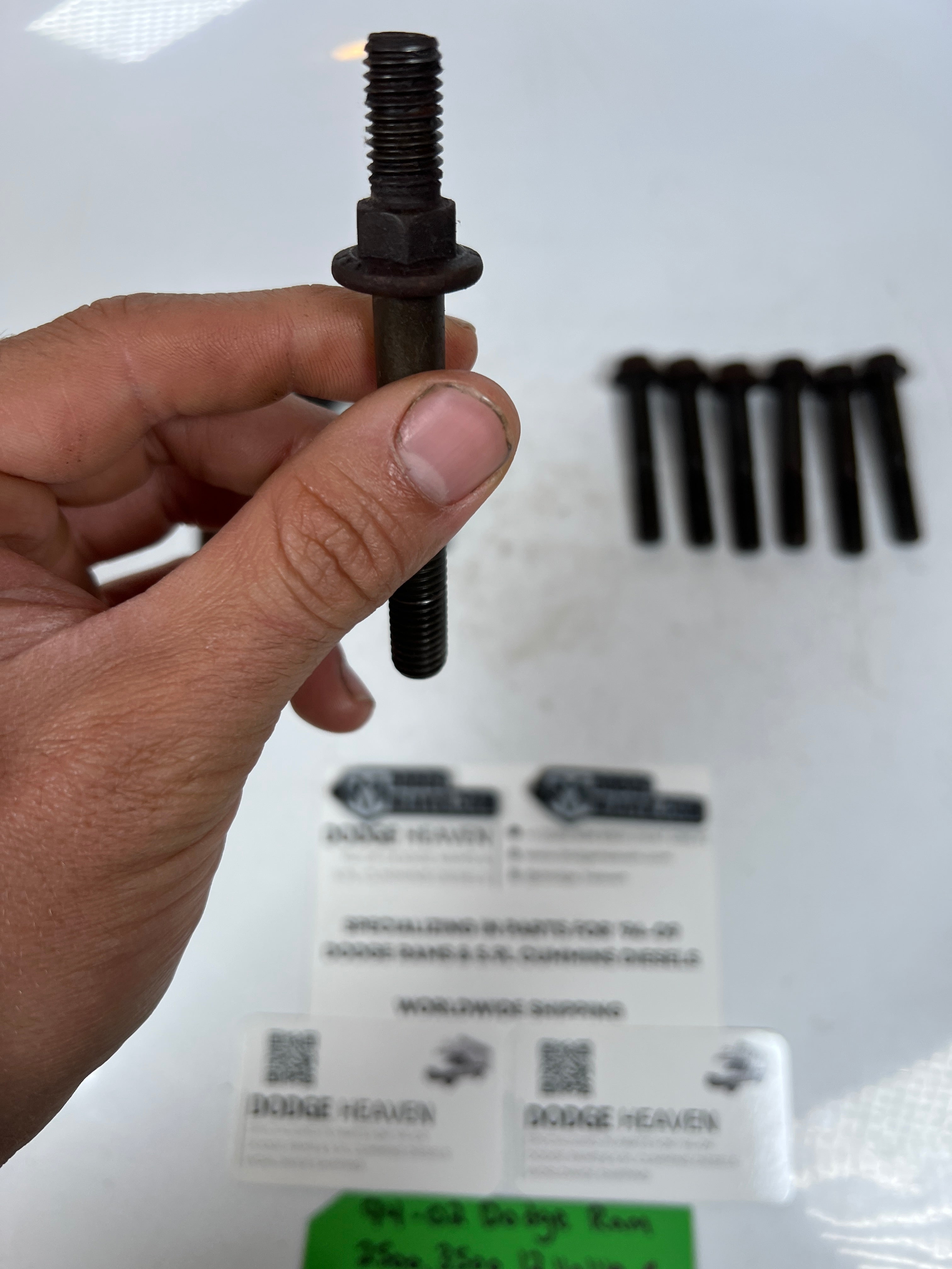 1994-2002 Dodge Ram 12V & 24V 5.9l Cummins Exhaust Manifold Bolts QTY 12