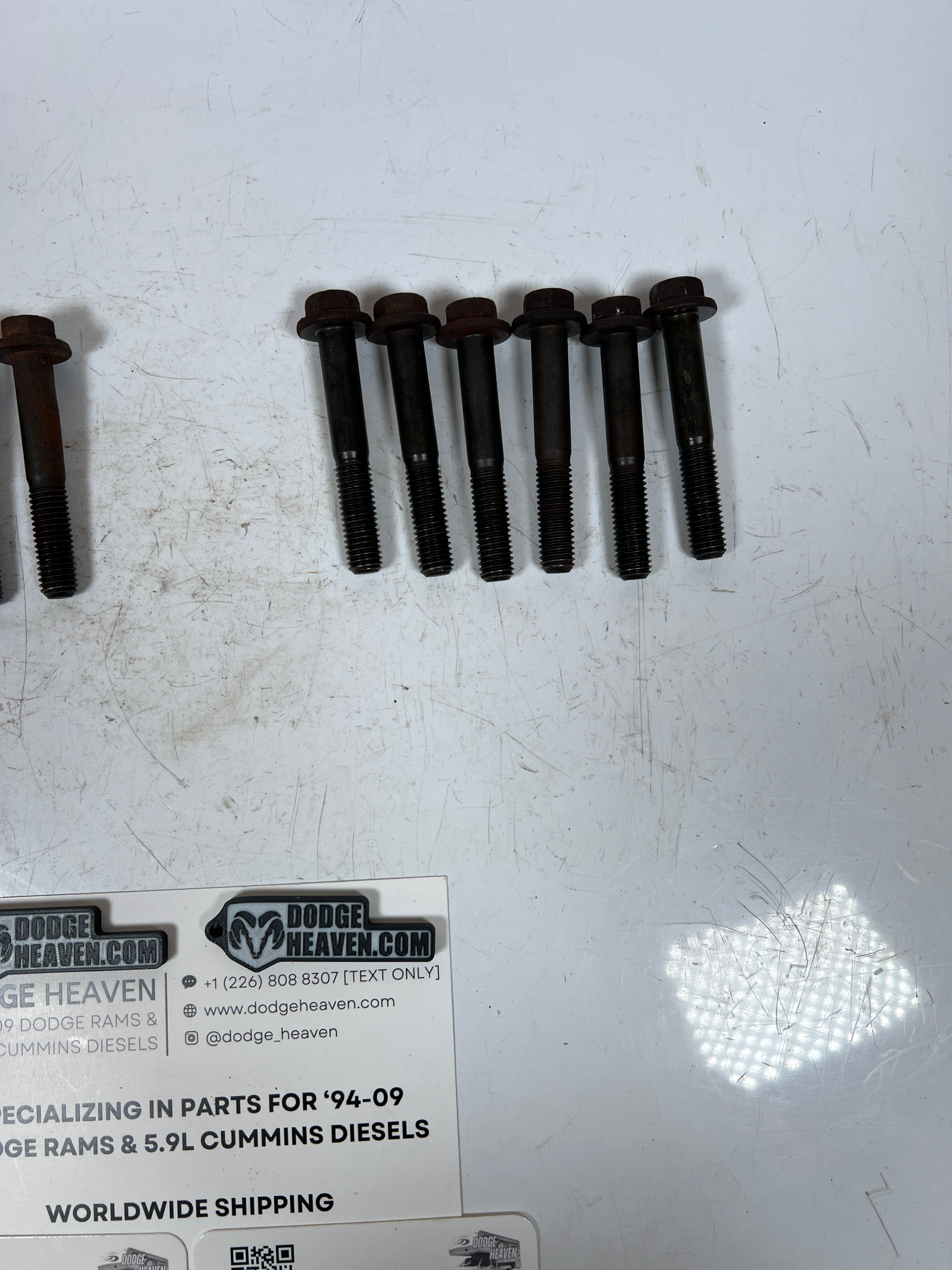 1994-2002 Dodge Ram 12V & 24V 5.9l Cummins Exhaust Manifold Bolts QTY 12