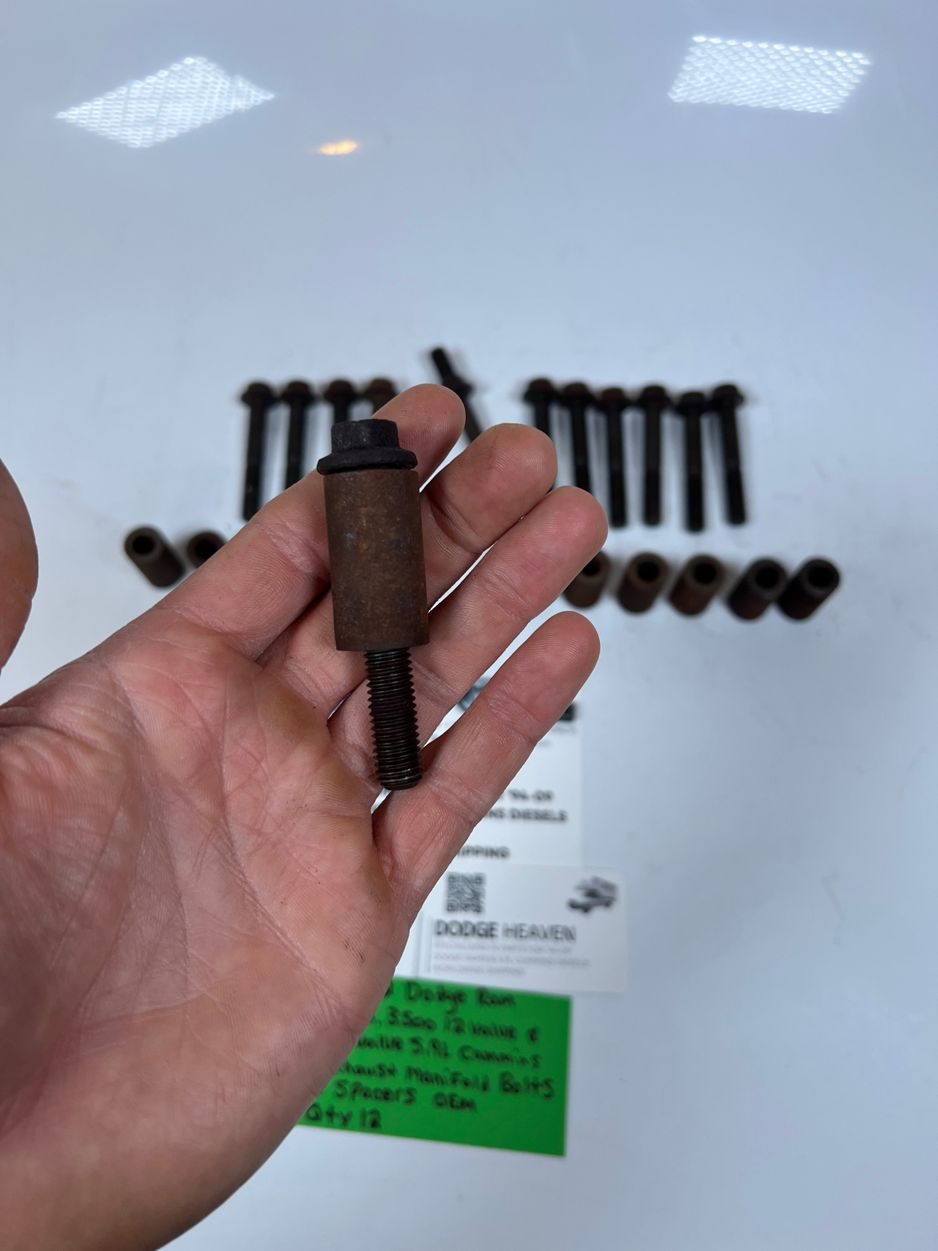 1994-2002 Dodge Ram 12V & 24V 5.9L Cummins Exhaust Manifold Bolt & Spacers