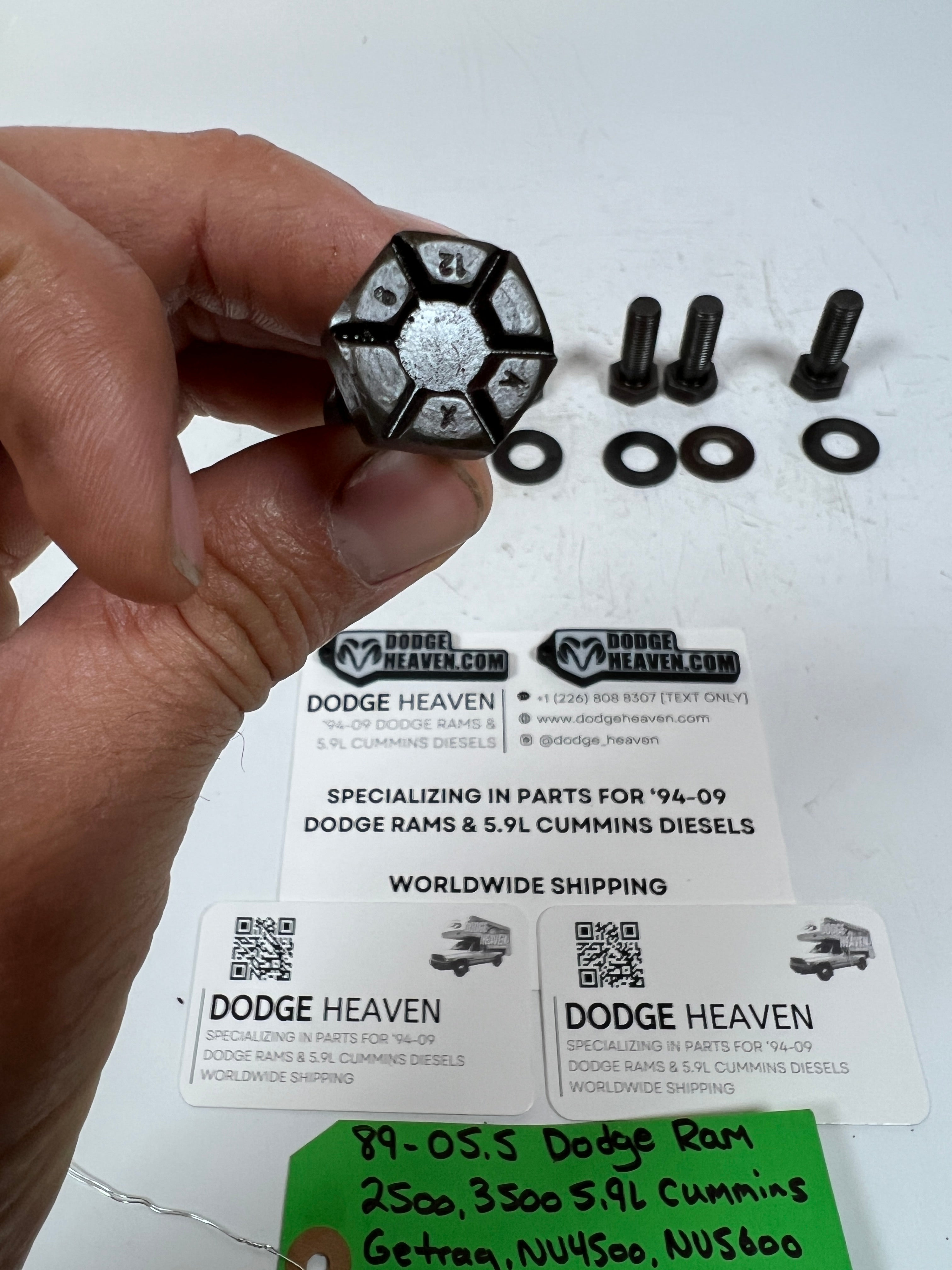 1989-2005.5 Dodge Ram Cummins NV4500 NV5600 Flywheel Bolts & Washers QTY 8