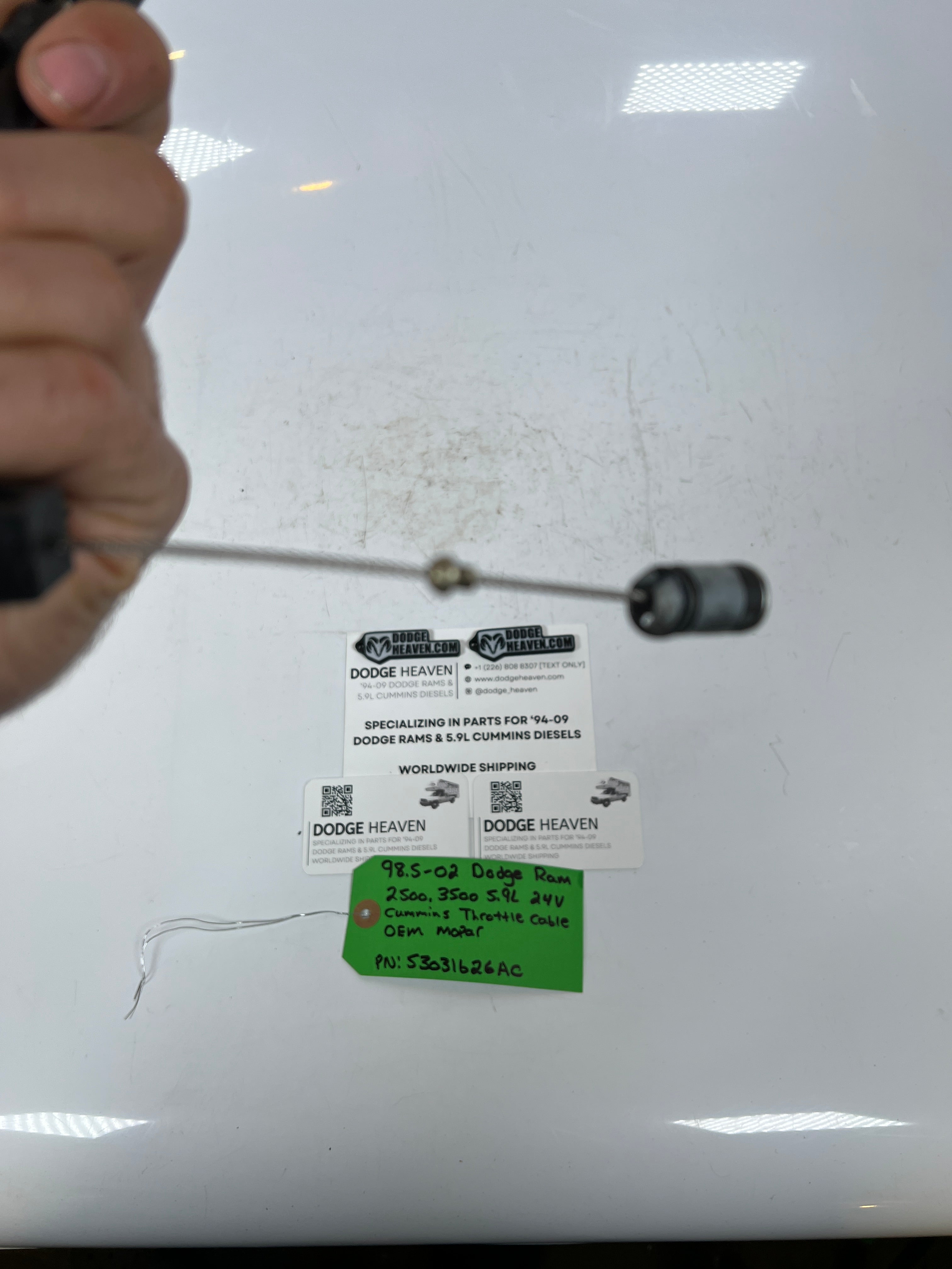 1998.5-2002 Dodge Ram 2500 3500 5.9L 24 Valve Cummins Throttle Cable