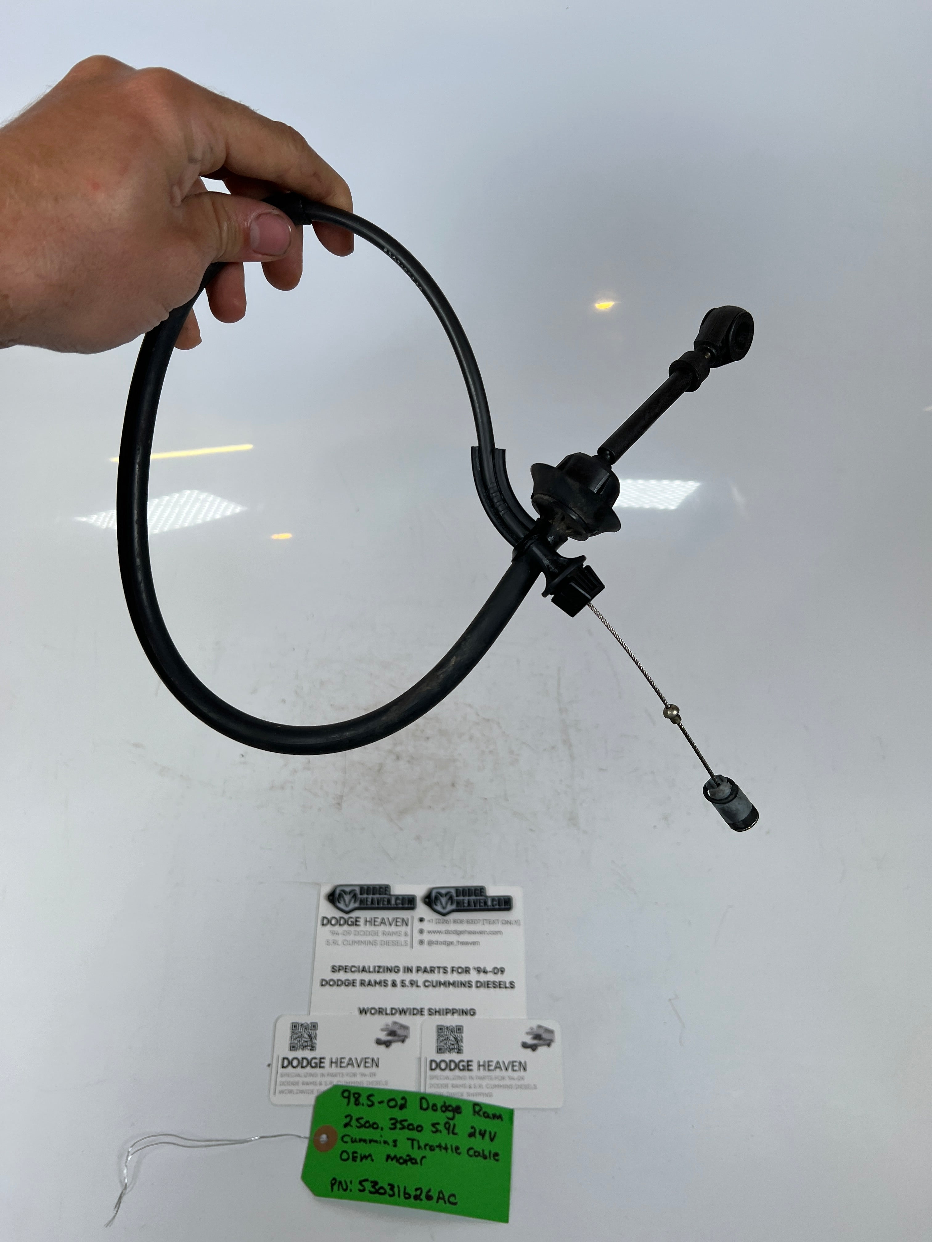 1998.5-2002 Dodge Ram 2500 3500 5.9L 24 Valve Cummins Throttle Cable