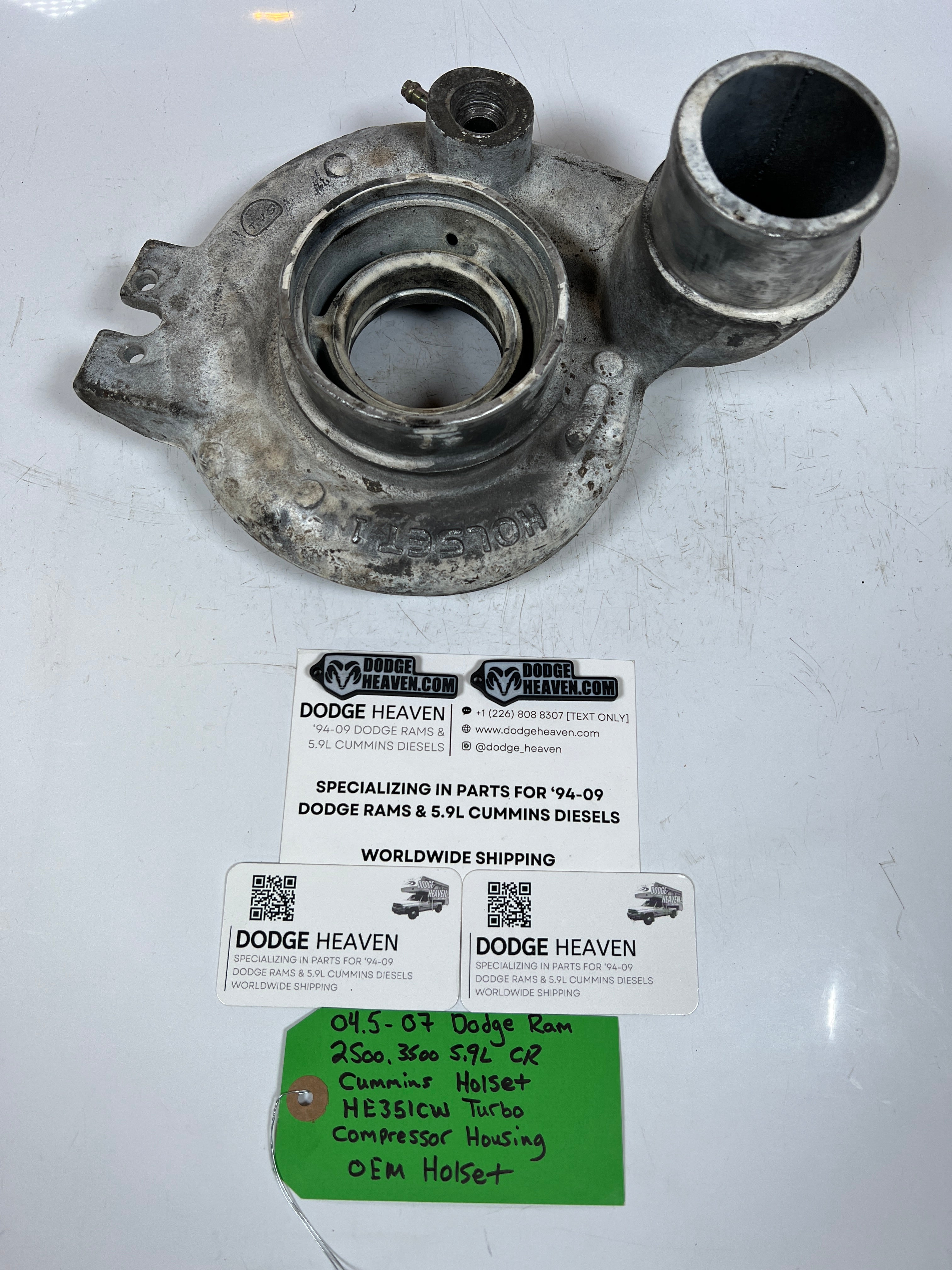 2004.5-2007 Dodge Ram 5.9L Cummins HE351CW Turbo Compressor Housing Holset