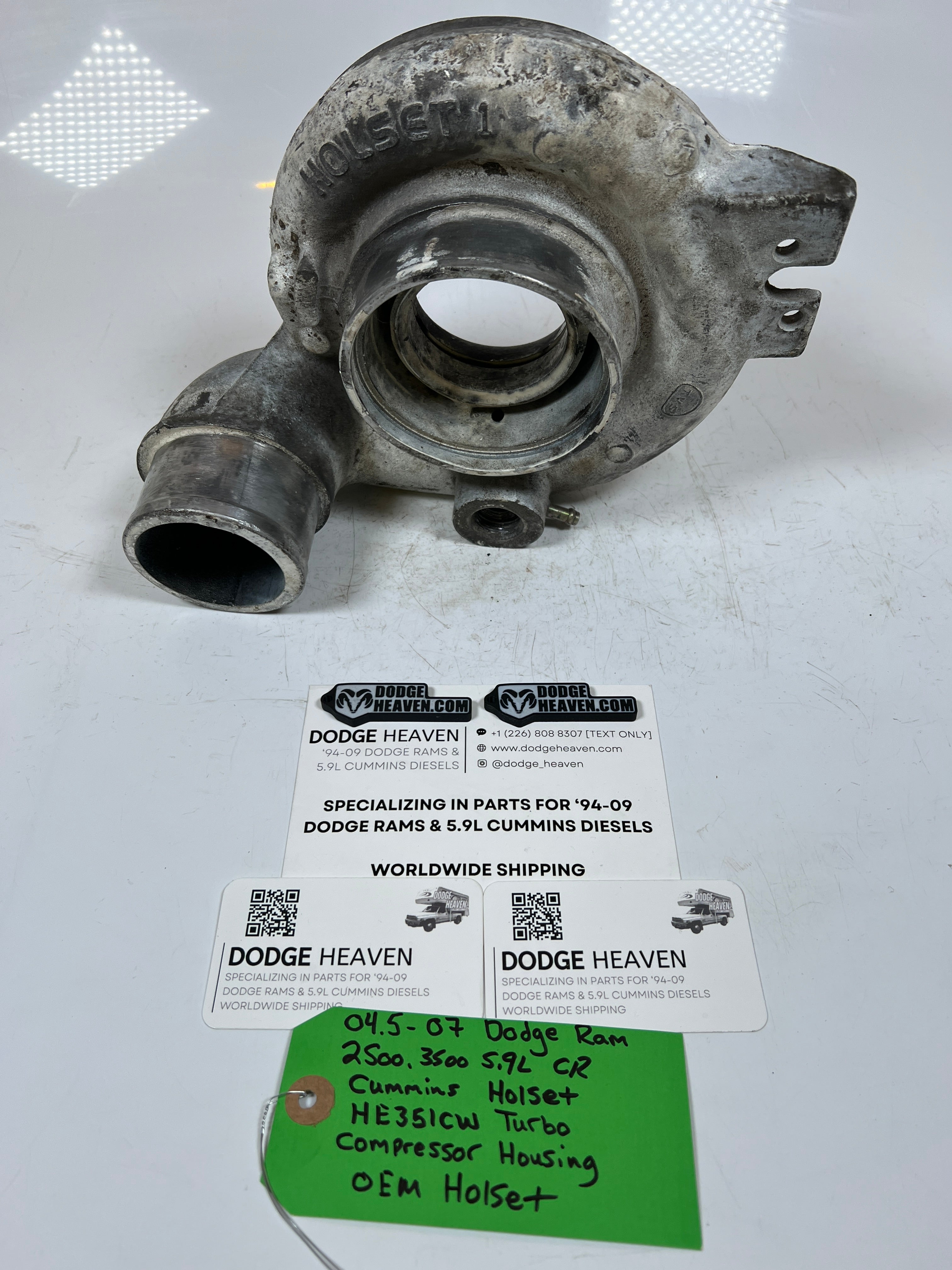 2004.5-2007 Dodge Ram 5.9L Cummins HE351CW Turbo Compressor Housing Holset