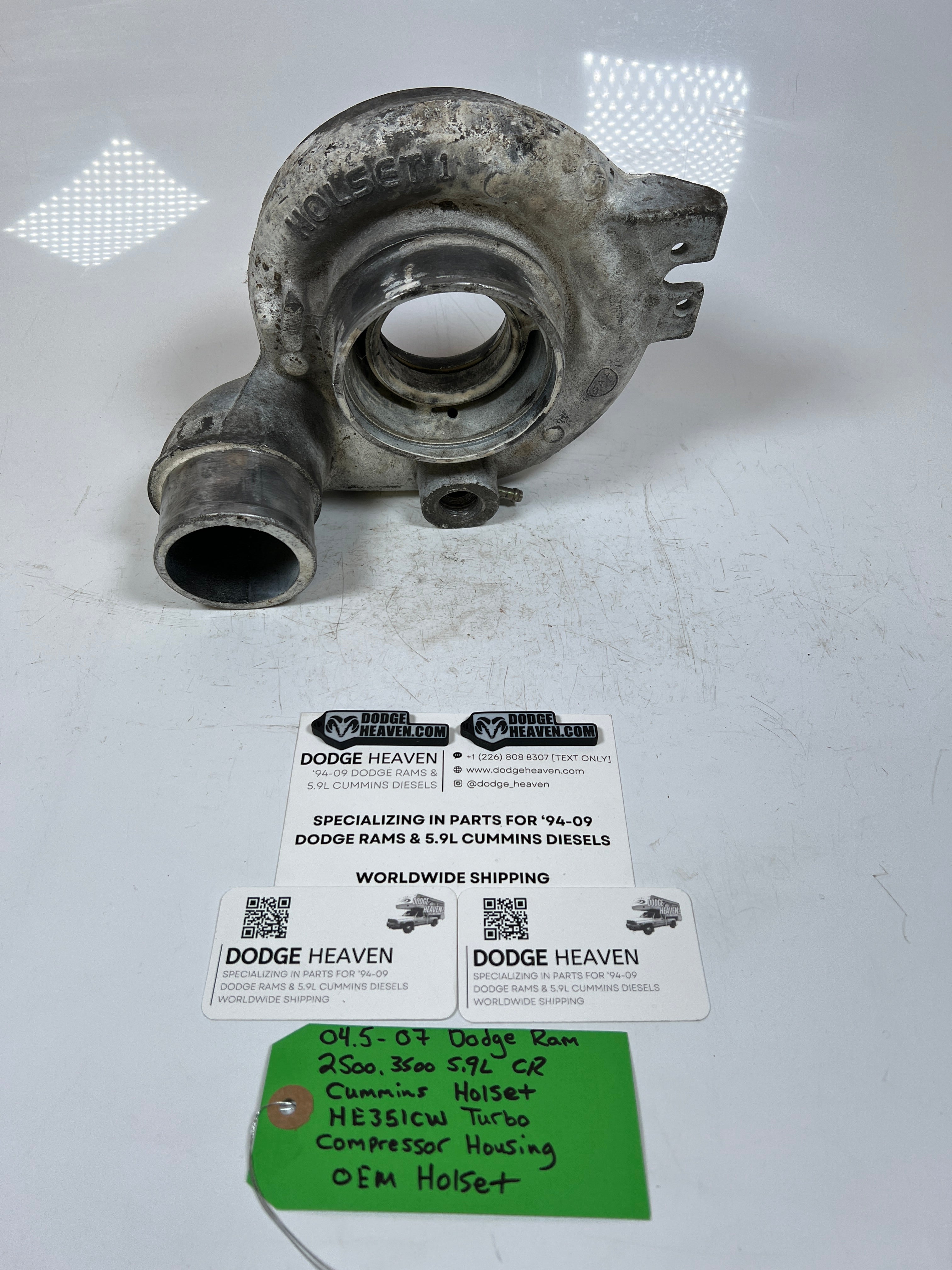 2004.5-2007 Dodge Ram 5.9L Cummins HE351CW Turbo Compressor Housing Holset