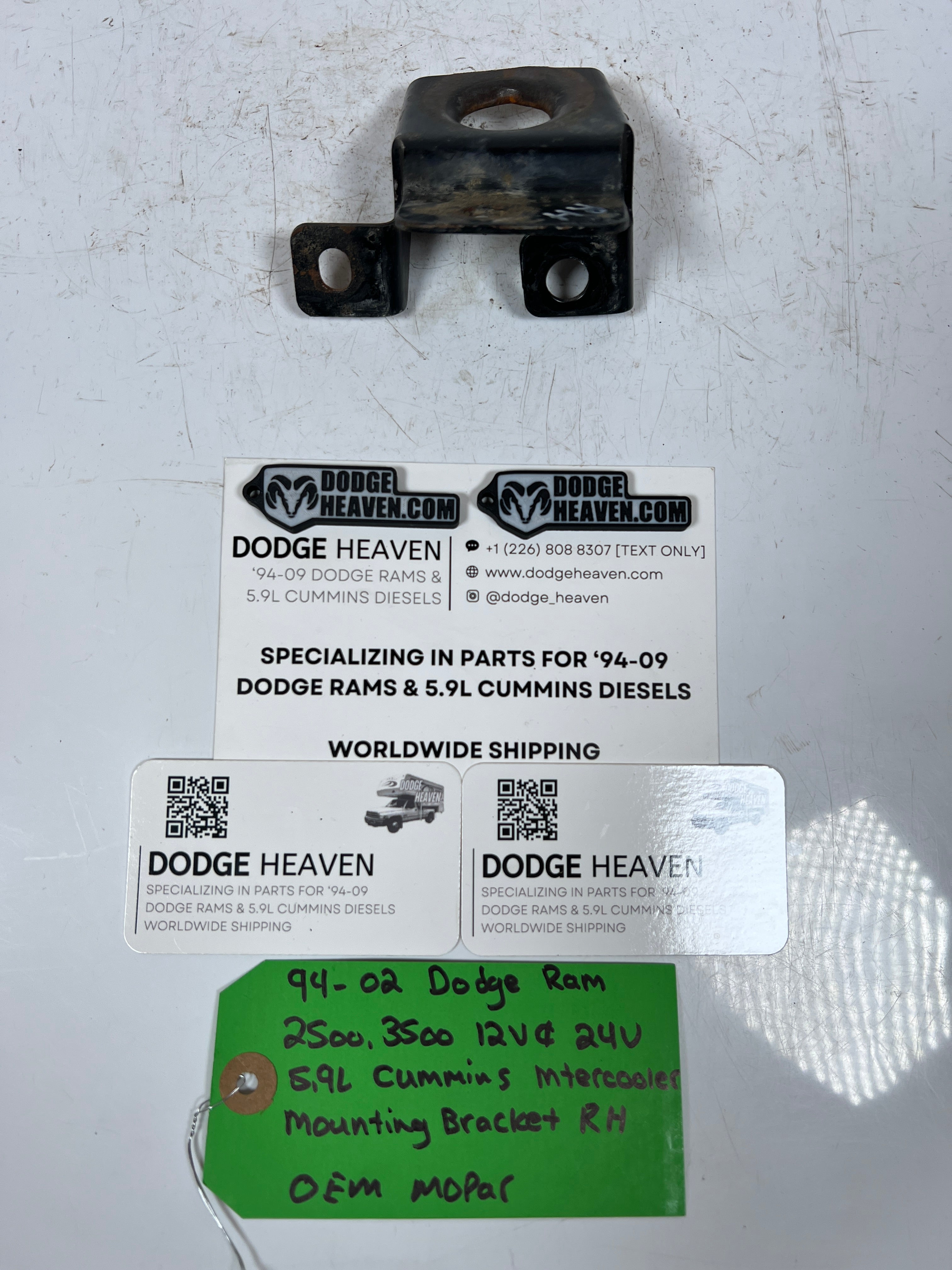 1994-2002 Dodge Ram 2500 3500 5.9L Cummins Intercooler Mounting Bracket RH