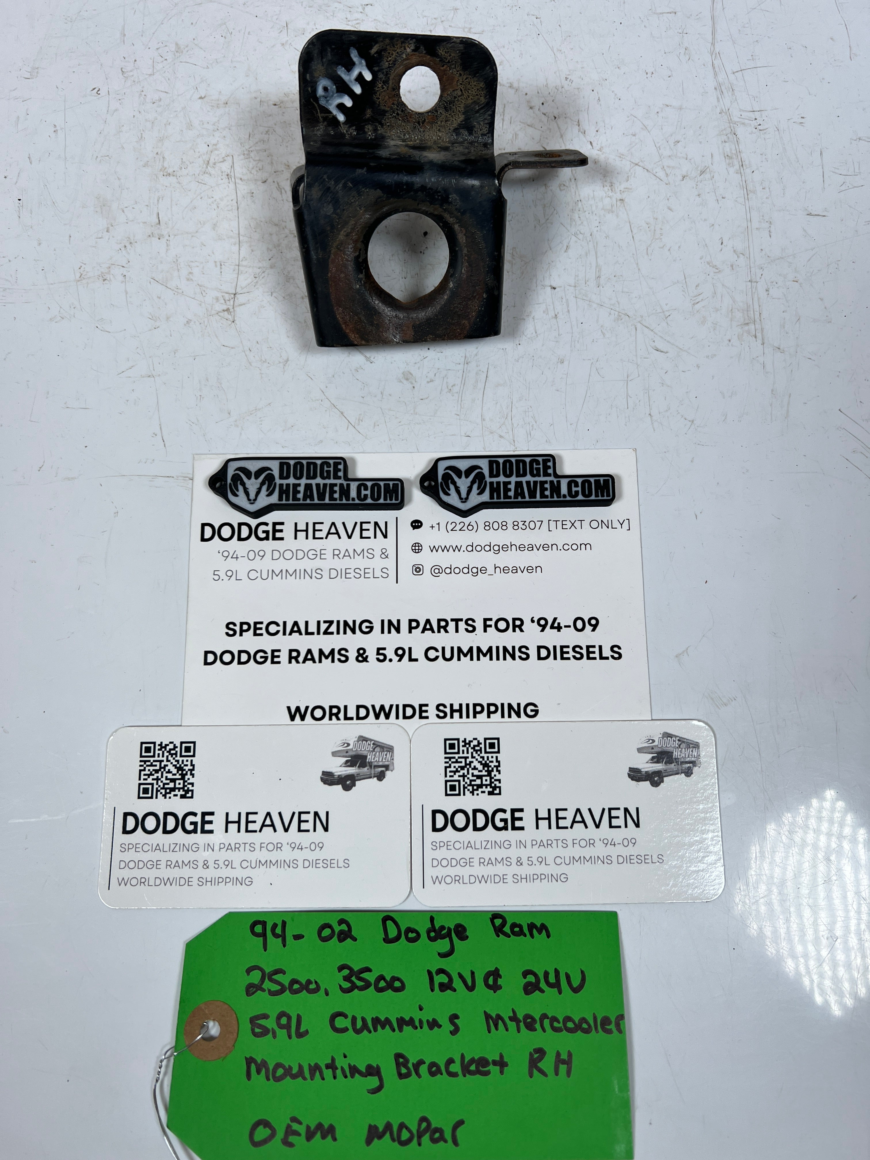 1994-2002 Dodge Ram 2500 3500 5.9L Cummins Intercooler Mounting Bracket RH