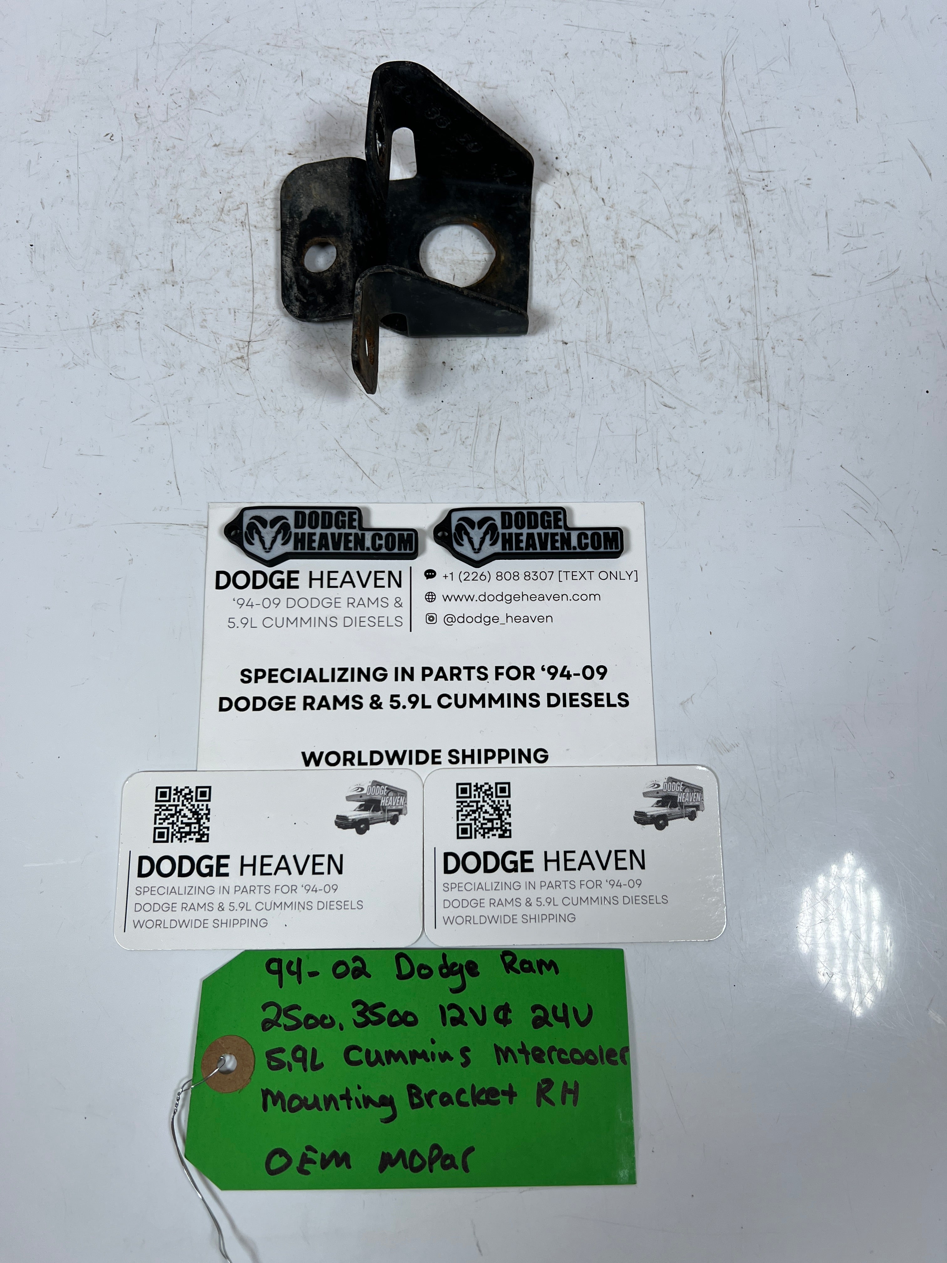 1994-2002 Dodge Ram 2500 3500 5.9L Cummins Intercooler Mounting Bracket RH