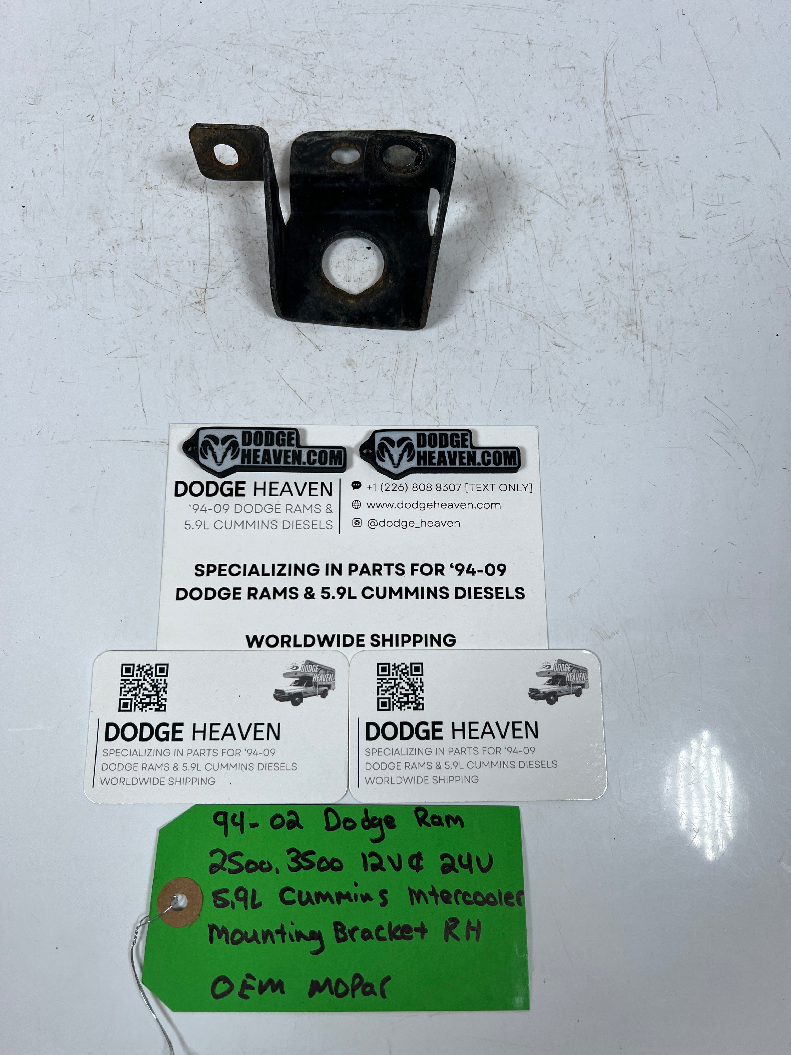 1994-2002 Dodge Ram 2500 3500 5.9L Cummins Intercooler Mounting Bracket RH
