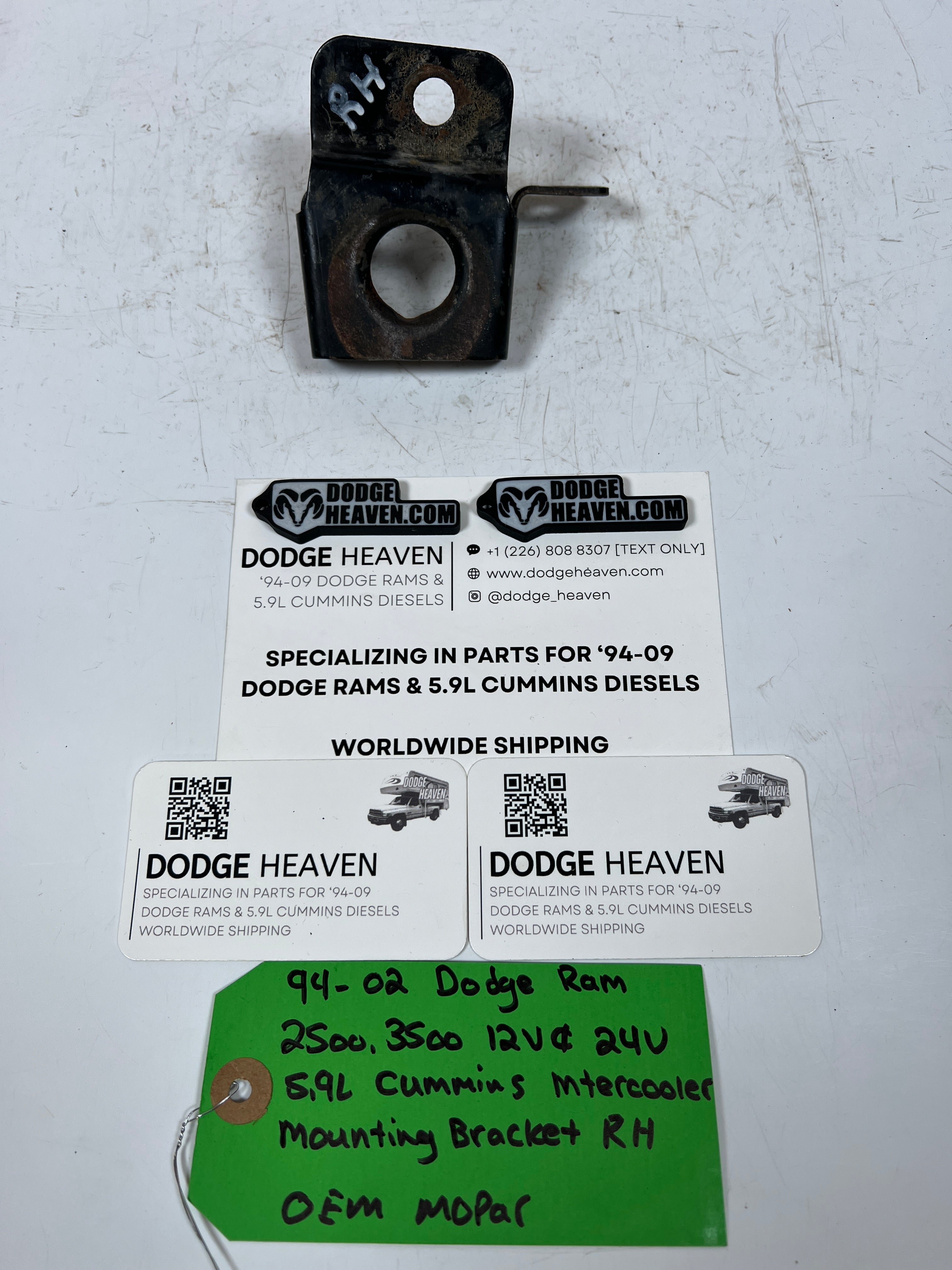 1994-2002 Dodge Ram 2500 3500 5.9L Cummins Intercooler Mounting Bracket RH
