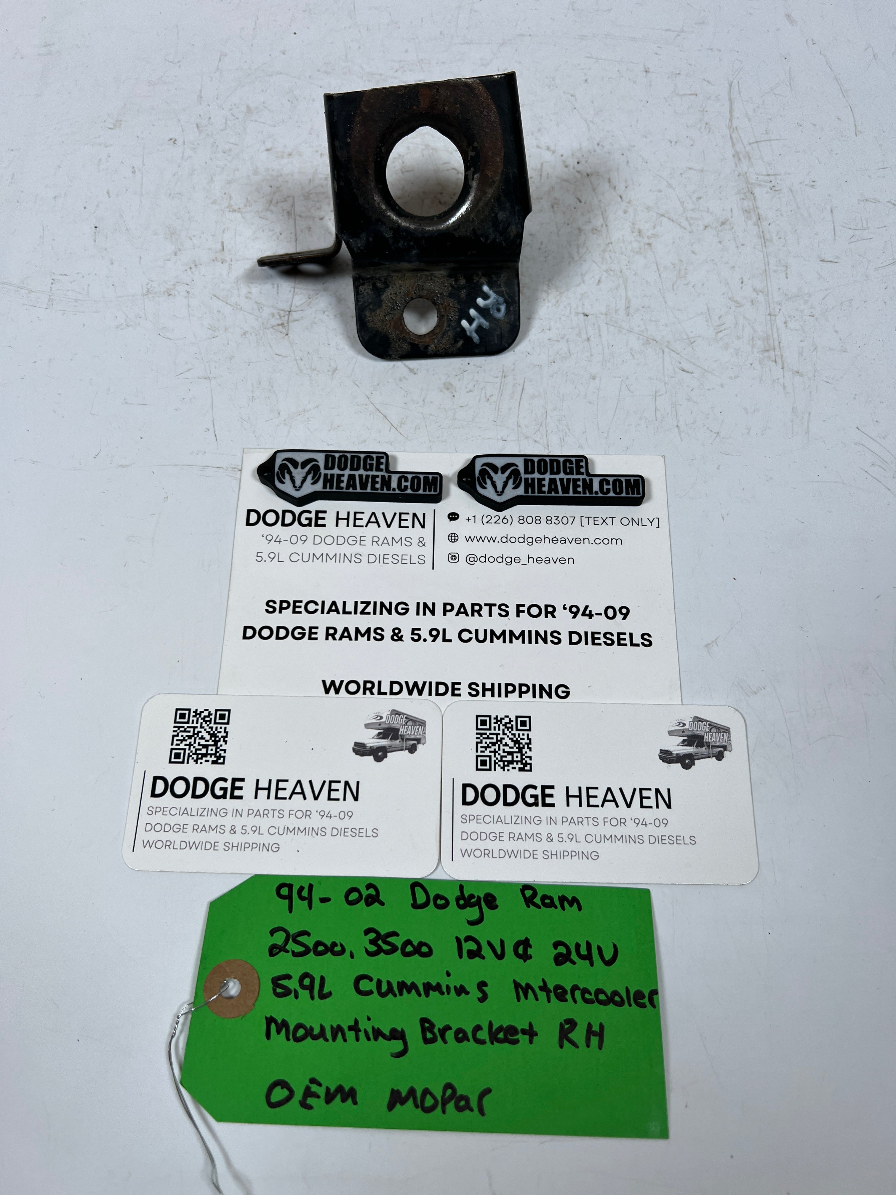 1994-2002 Dodge Ram 2500 3500 5.9L Cummins Intercooler Mounting Bracket RH