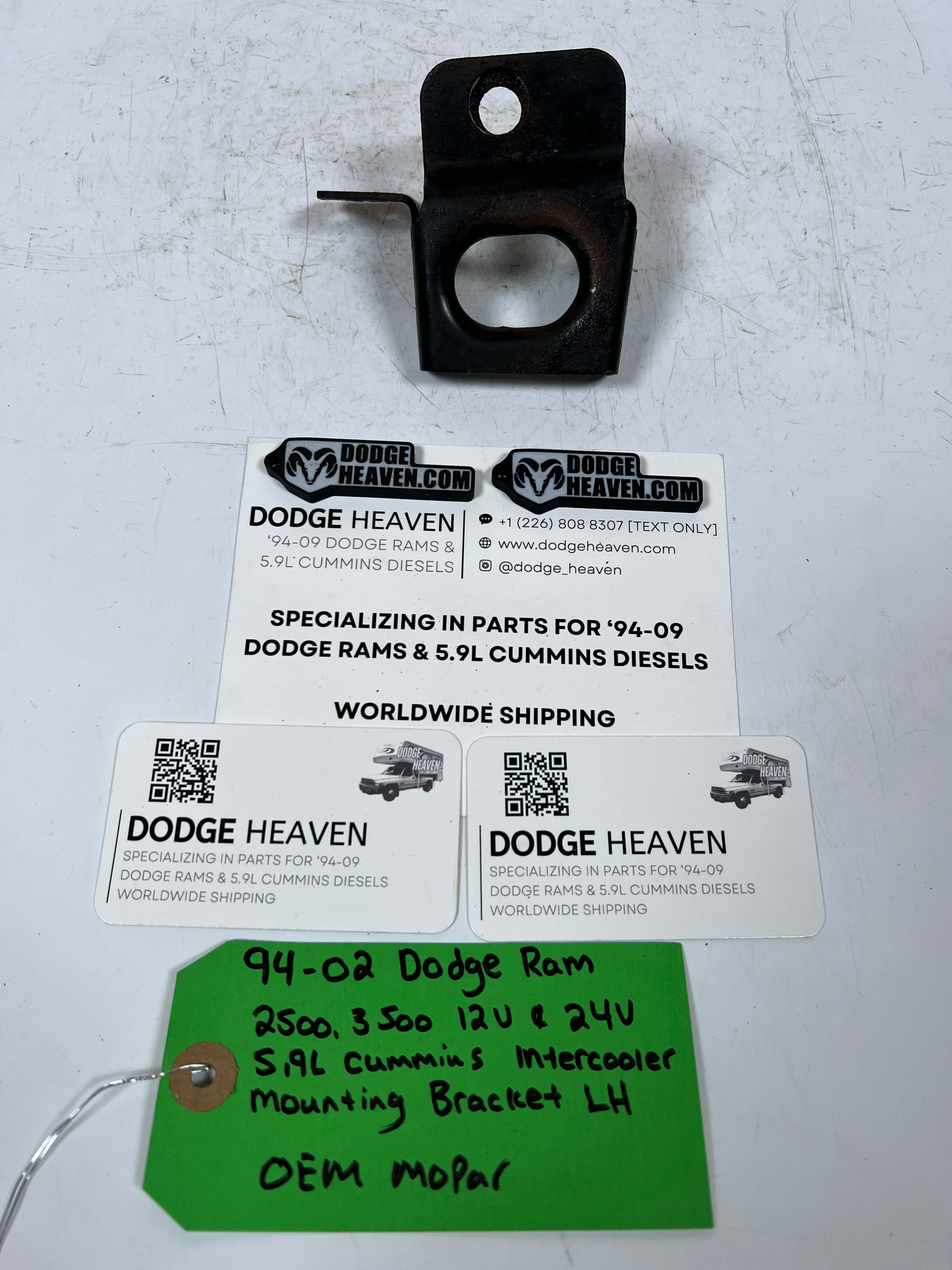 1994-2002 Dodge Ram 2500 3500 5.9L Cummins Intercooler Mounting Bracket LH