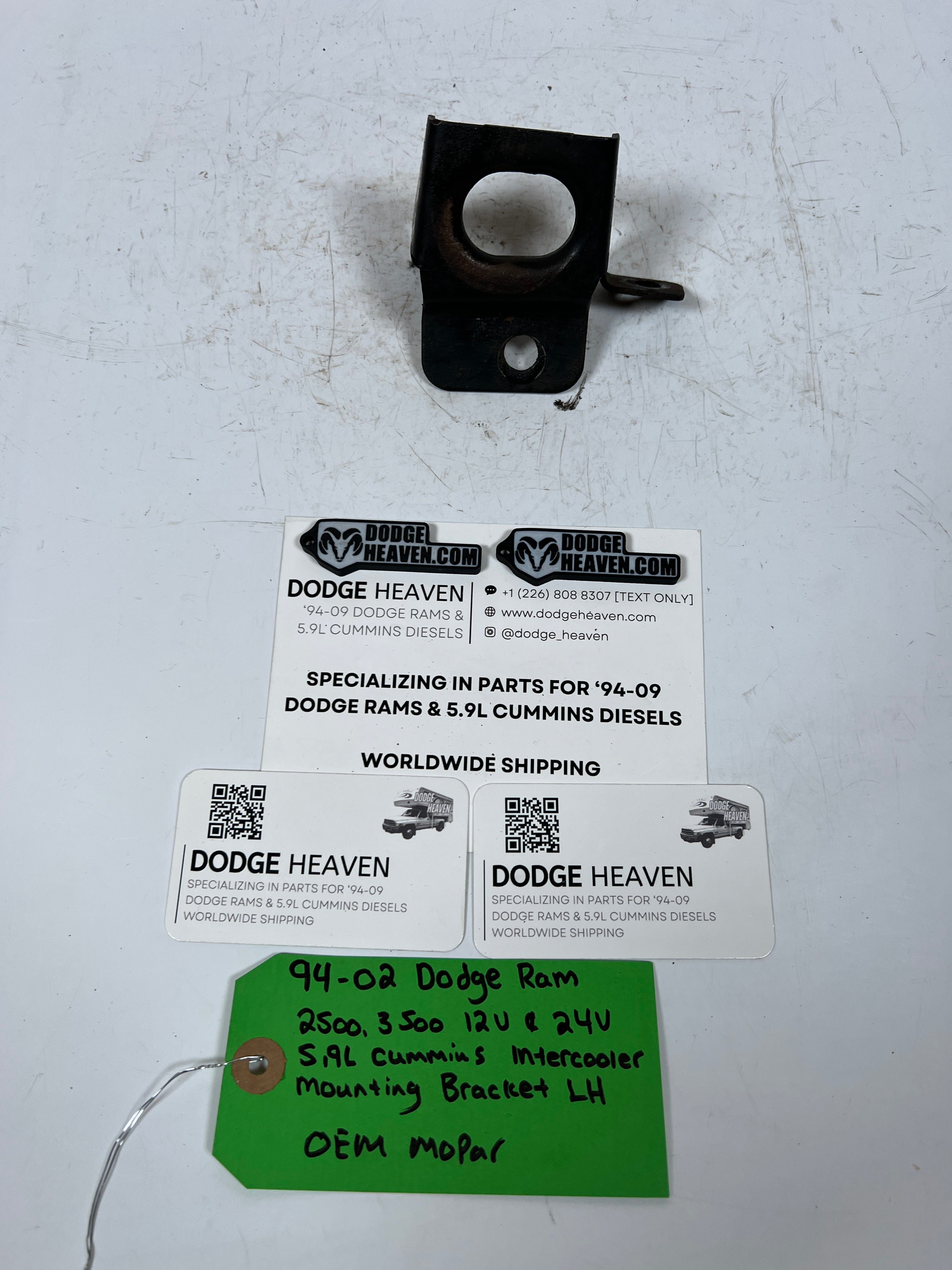 1994-2002 Dodge Ram 2500 3500 5.9L Cummins Intercooler Mounting Bracket LH