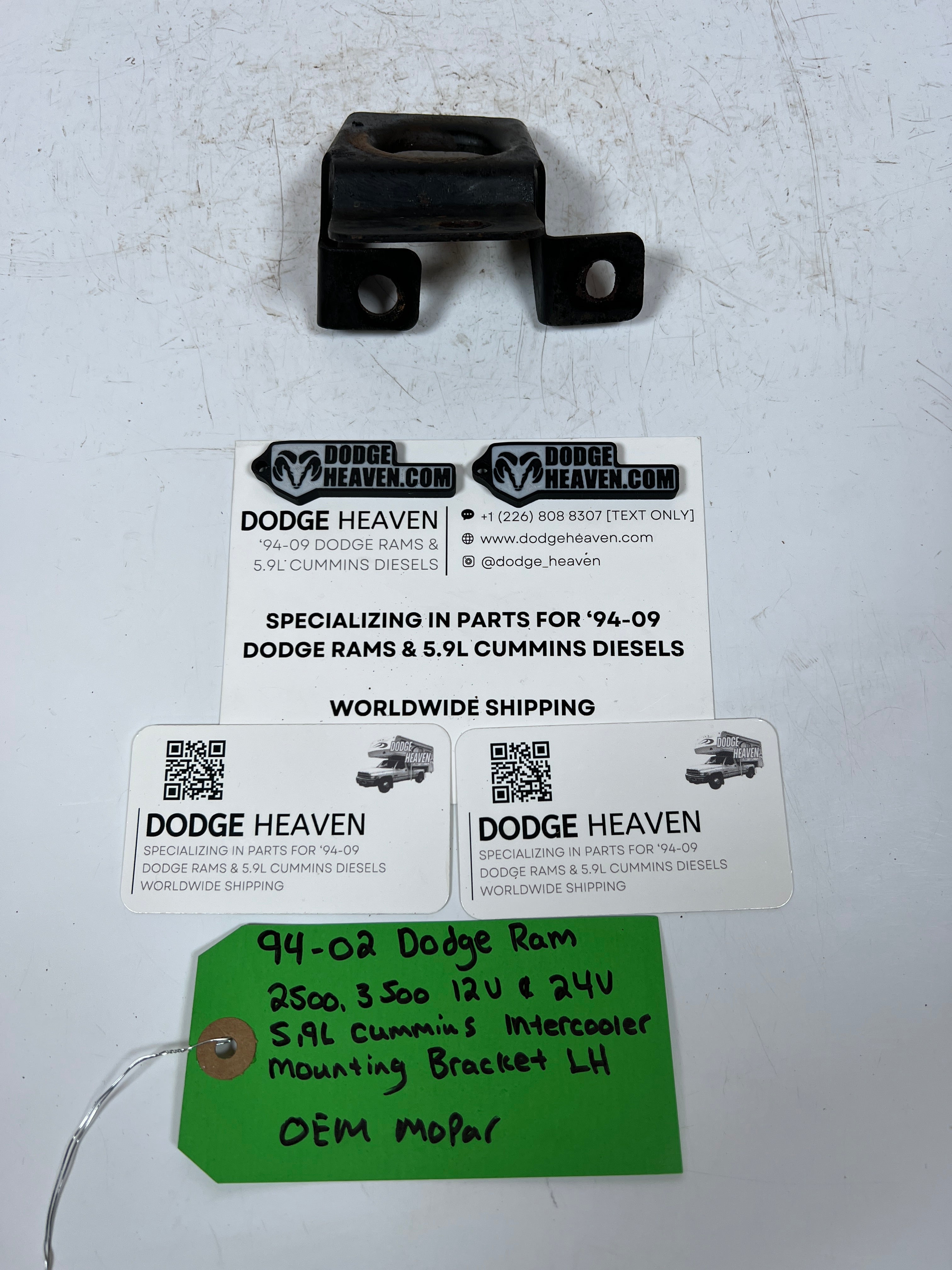 1994-2002 Dodge Ram 2500 3500 5.9L Cummins Intercooler Mounting Bracket LH