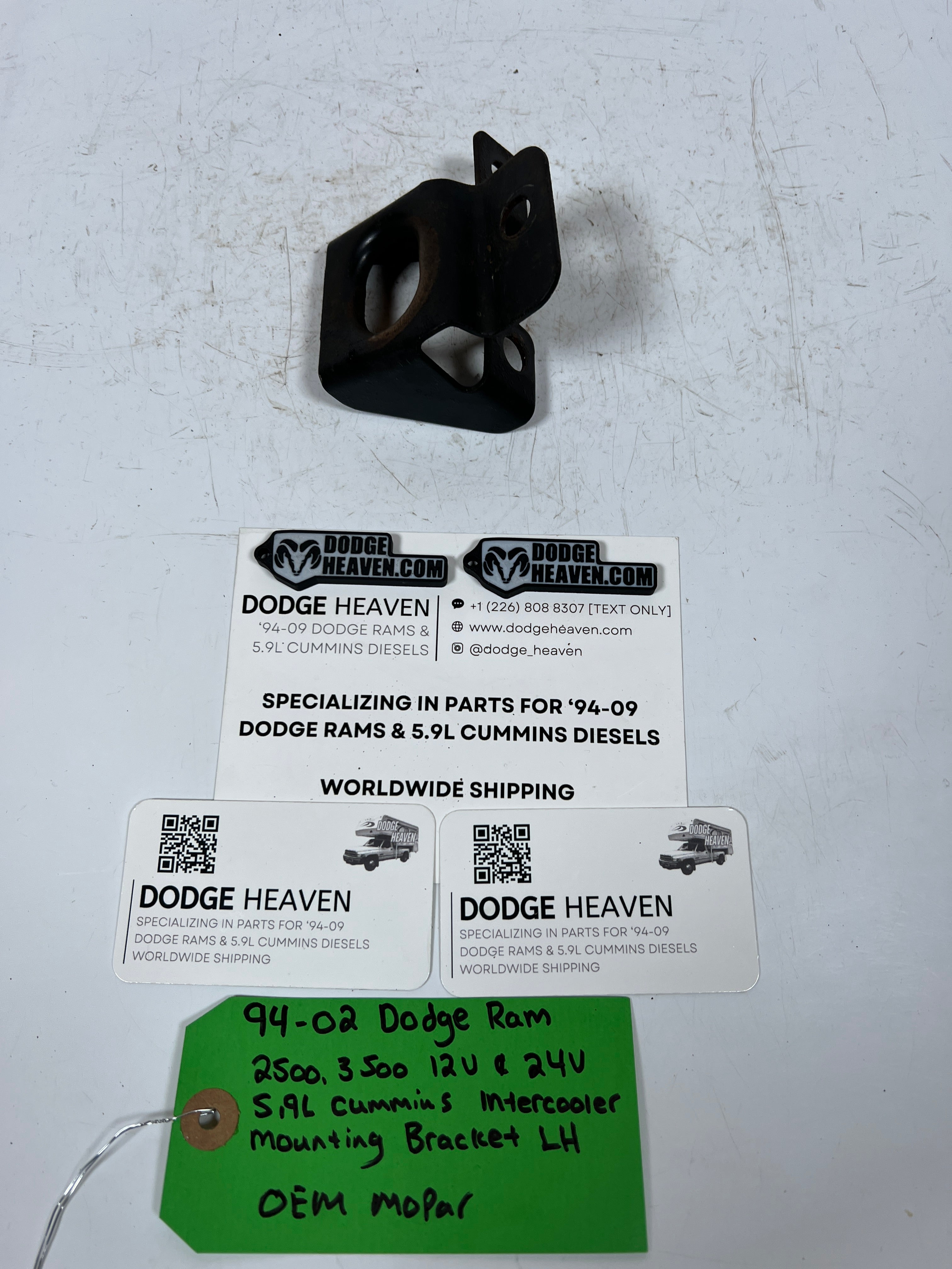 1994-2002 Dodge Ram 2500 3500 5.9L Cummins Intercooler Mounting Bracket LH