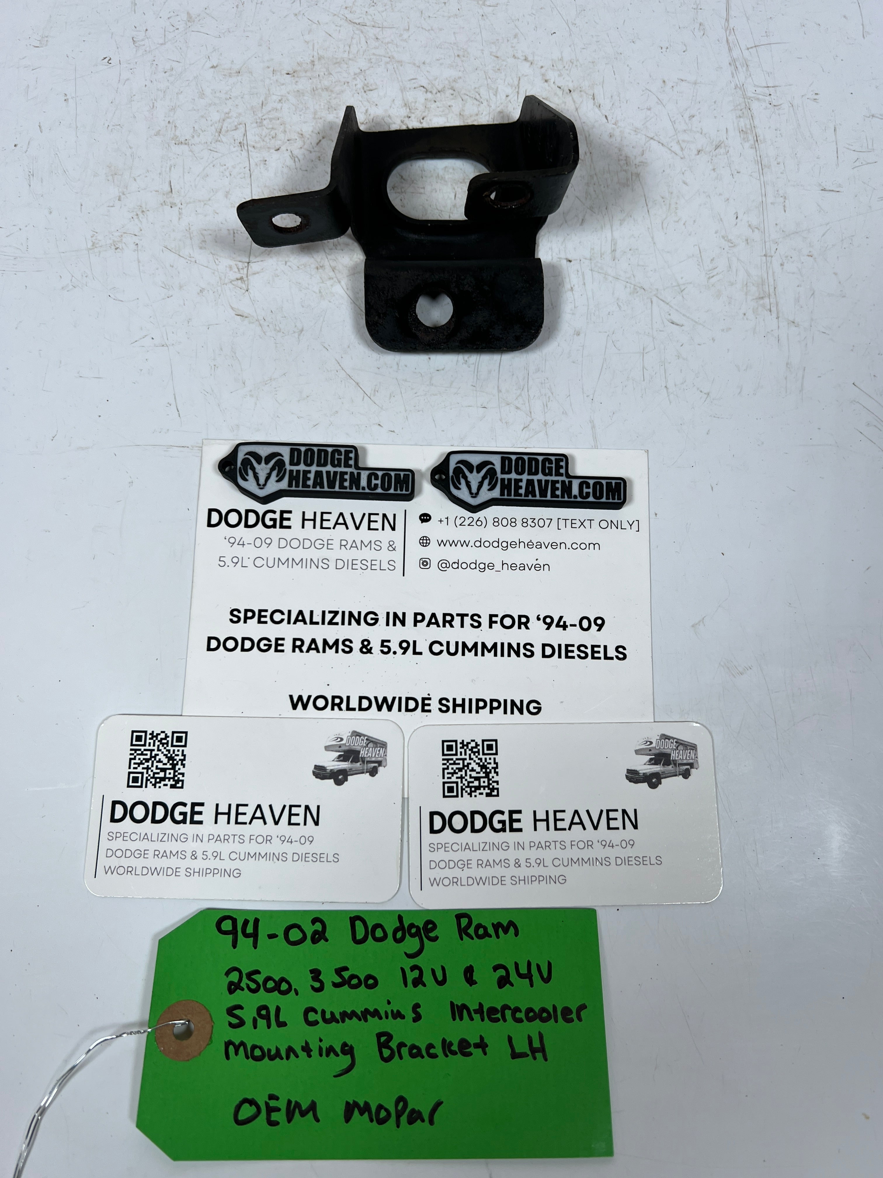 1994-2002 Dodge Ram 2500 3500 5.9L Cummins Intercooler Mounting Bracket LH