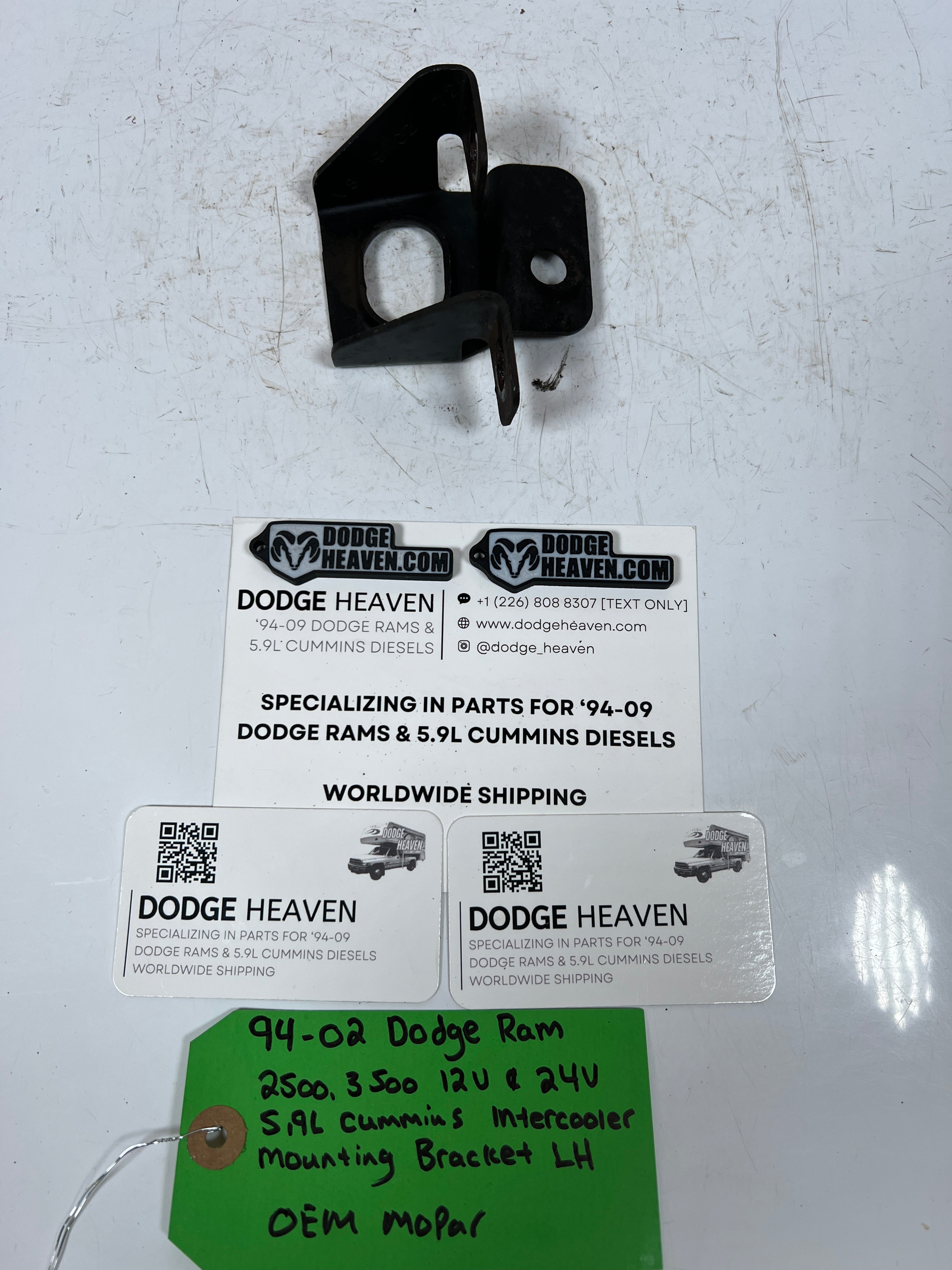1994-2002 Dodge Ram 2500 3500 5.9L Cummins Intercooler Mounting Bracket LH