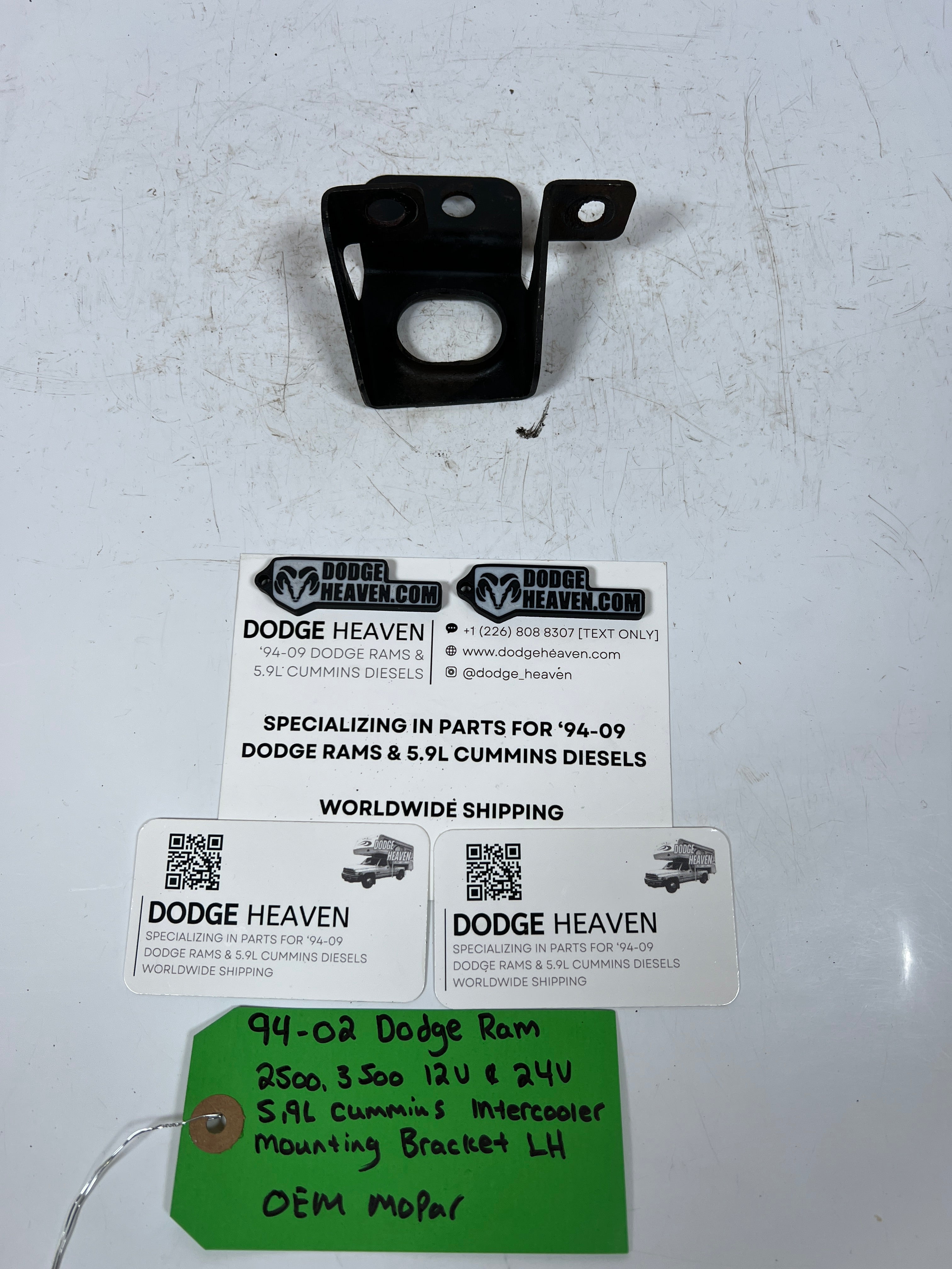 1994-2002 Dodge Ram 2500 3500 5.9L Cummins Intercooler Mounting Bracket LH