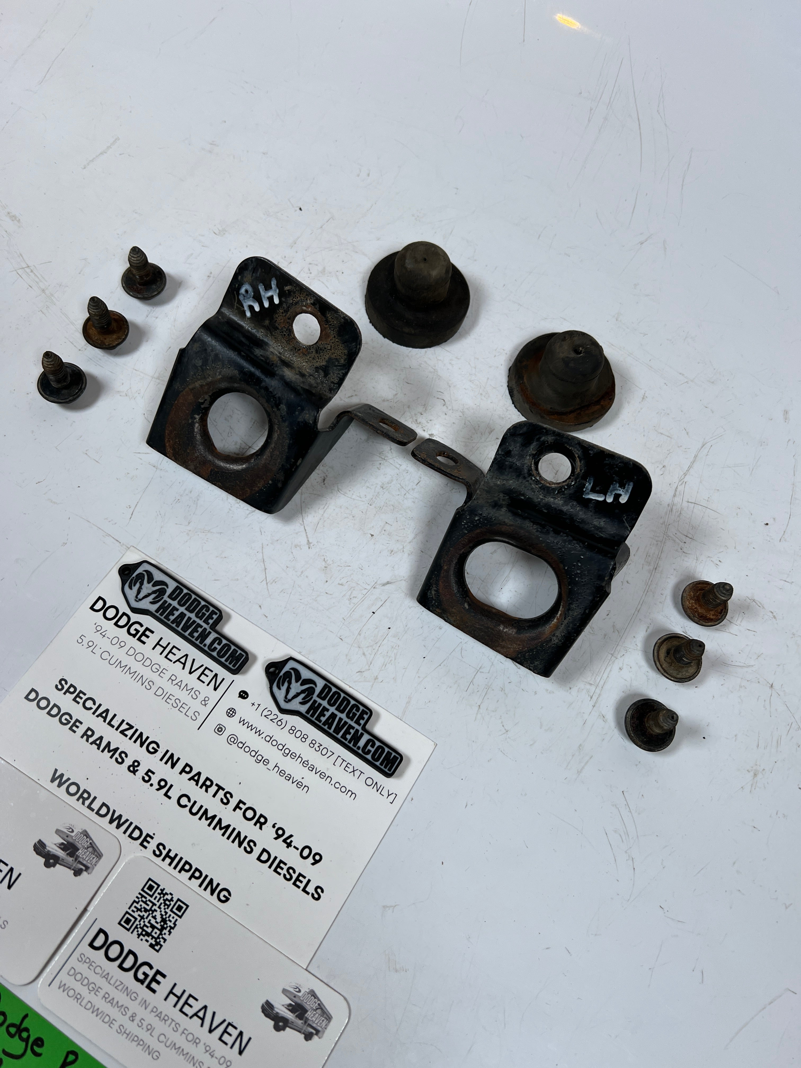 1994-2002 Dodge Ram 5.9L Cummins Intercooler Mounting Bracket Bolts Rubbers