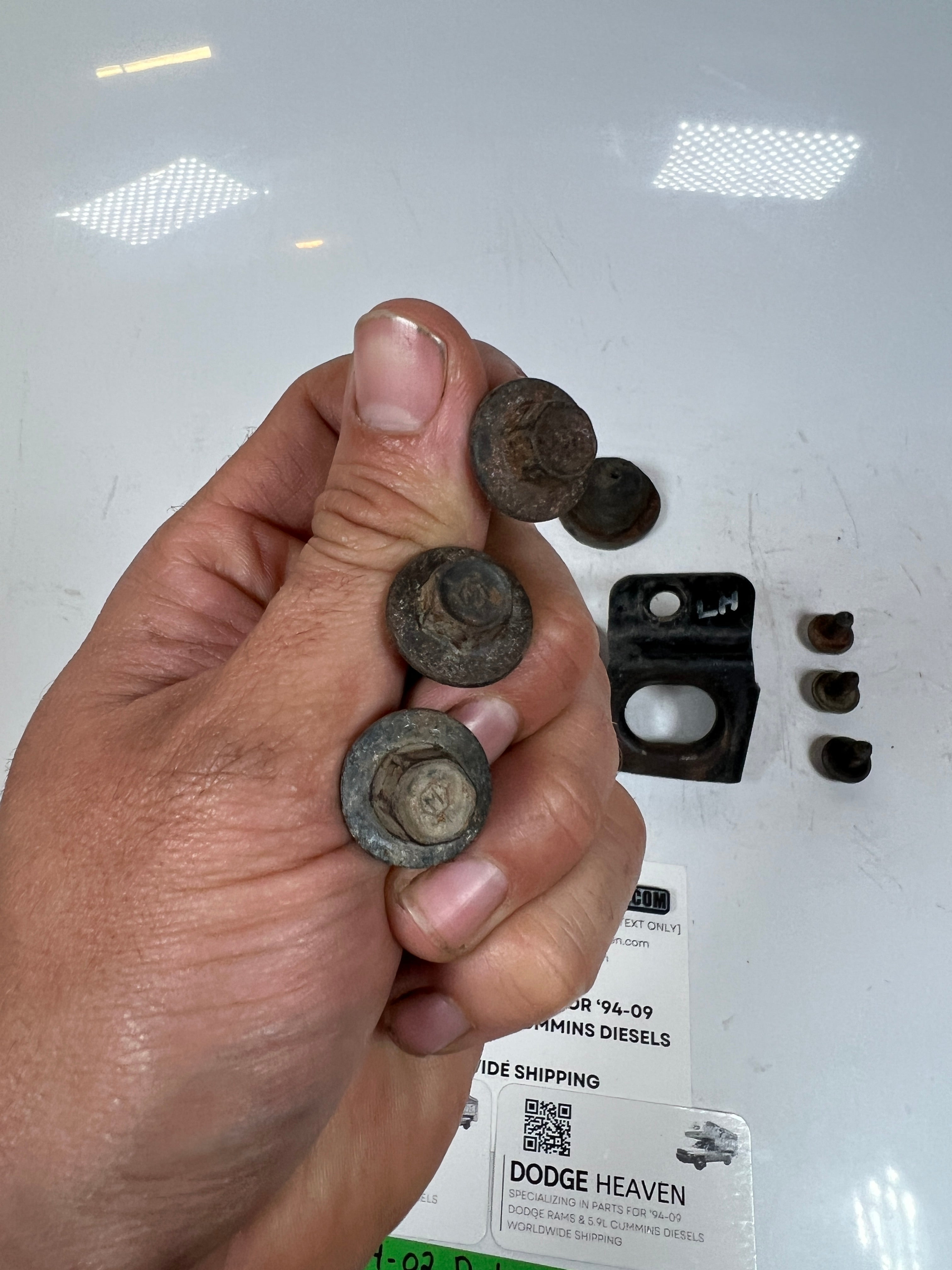1994-2002 Dodge Ram 5.9L Cummins Intercooler Mounting Bracket Bolts Rubbers