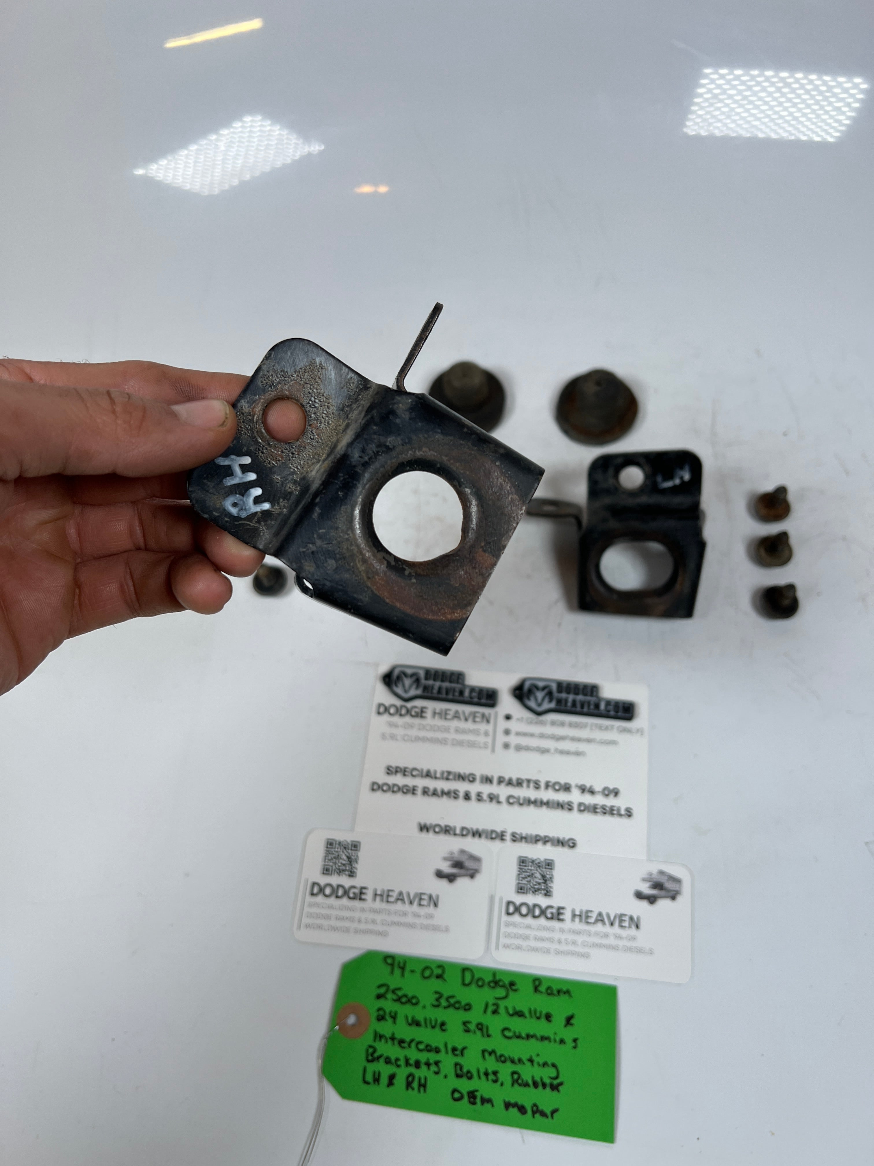 1994-2002 Dodge Ram 5.9L Cummins Intercooler Mounting Bracket Bolts Rubbers