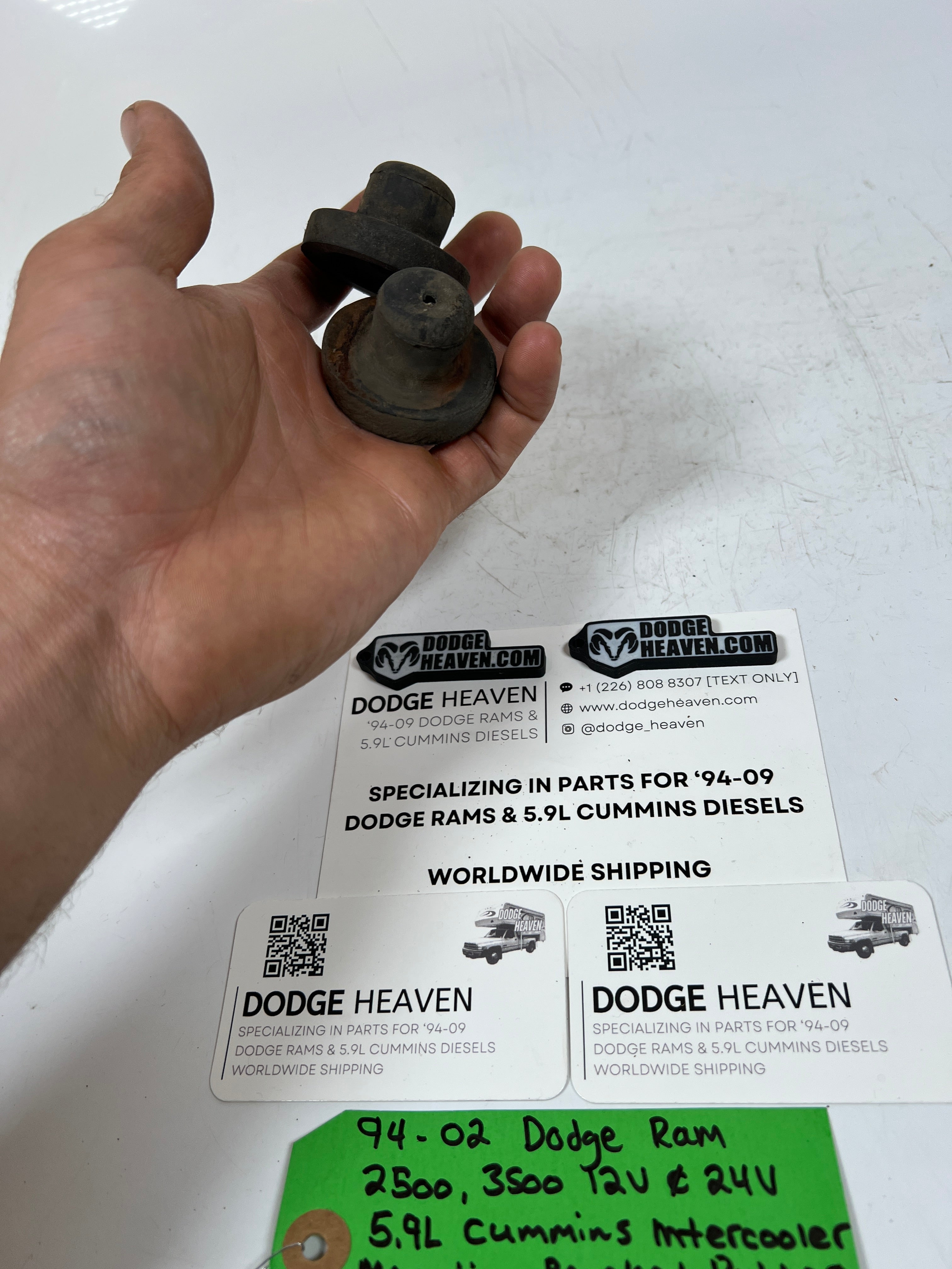 1994-2002 Dodge Ram 5.9l Cummins Intercooler Mounting Bracket Rubber Isolators