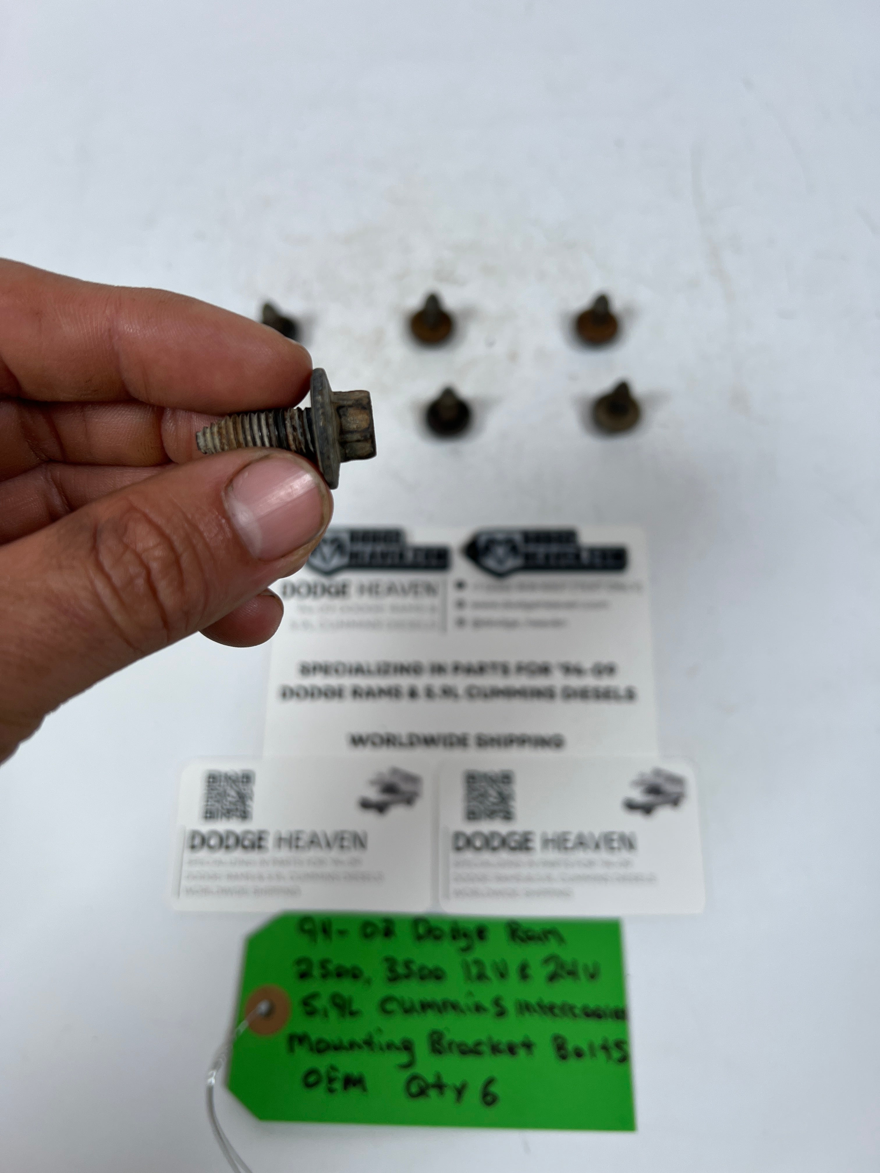 1994-2002 Dodge Ram 12V 24V 5.9L Cummins Intercooler Mounting Bracket Bolts