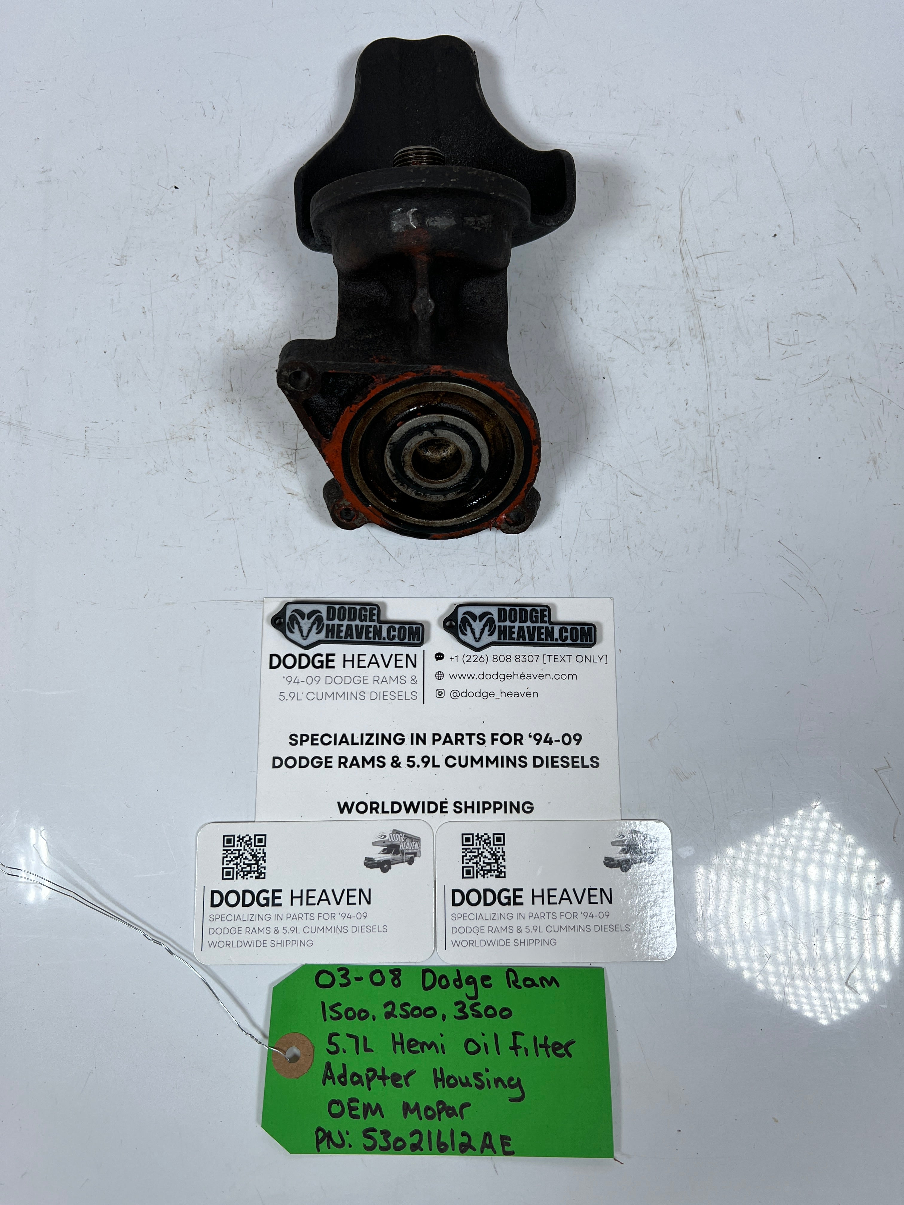 2003-2008 Dodge Ram 5.7L hemi Oil Filter Adapter Housing