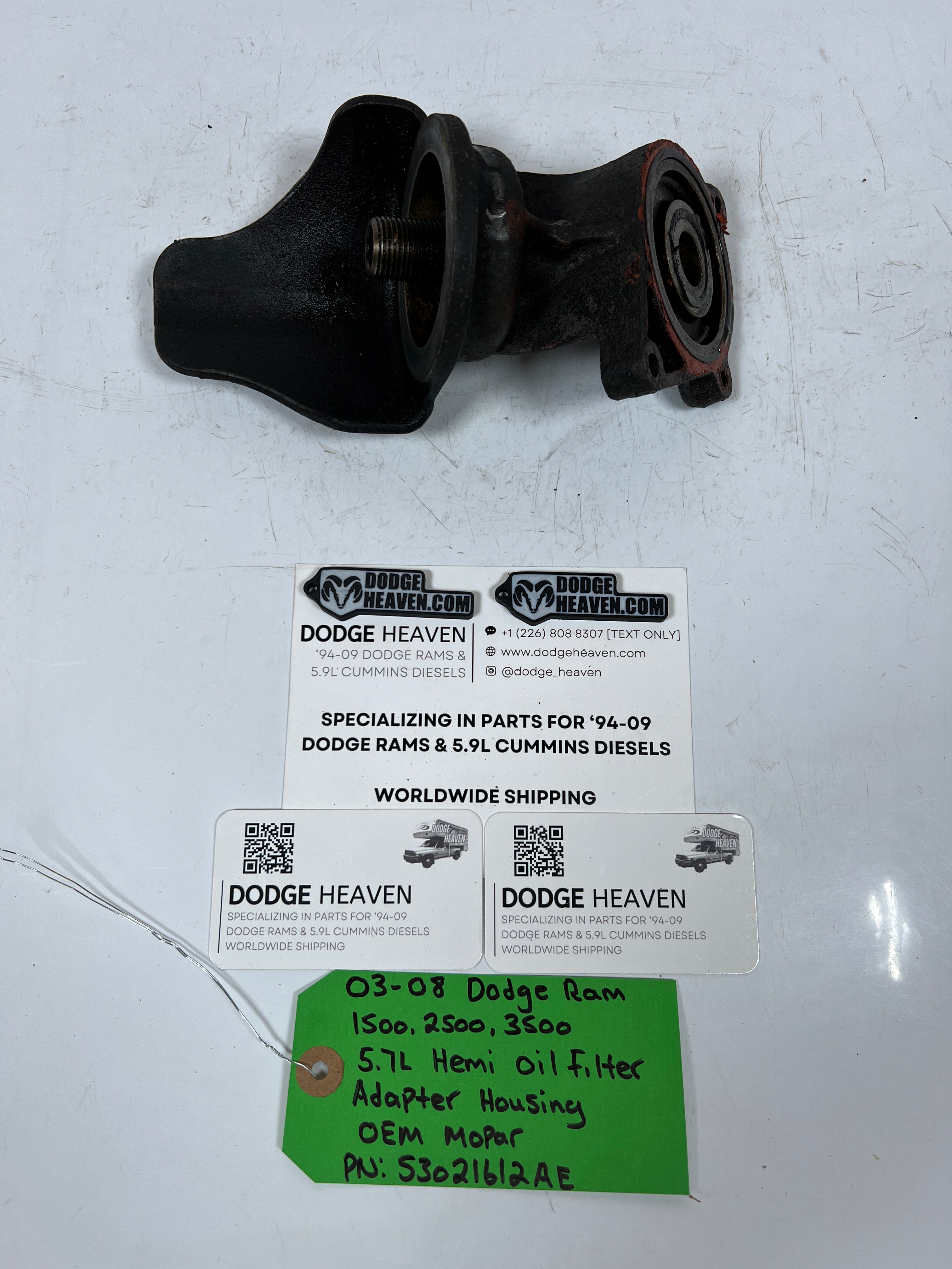 2003-2008 Dodge Ram 5.7L hemi Oil Filter Adapter Housing