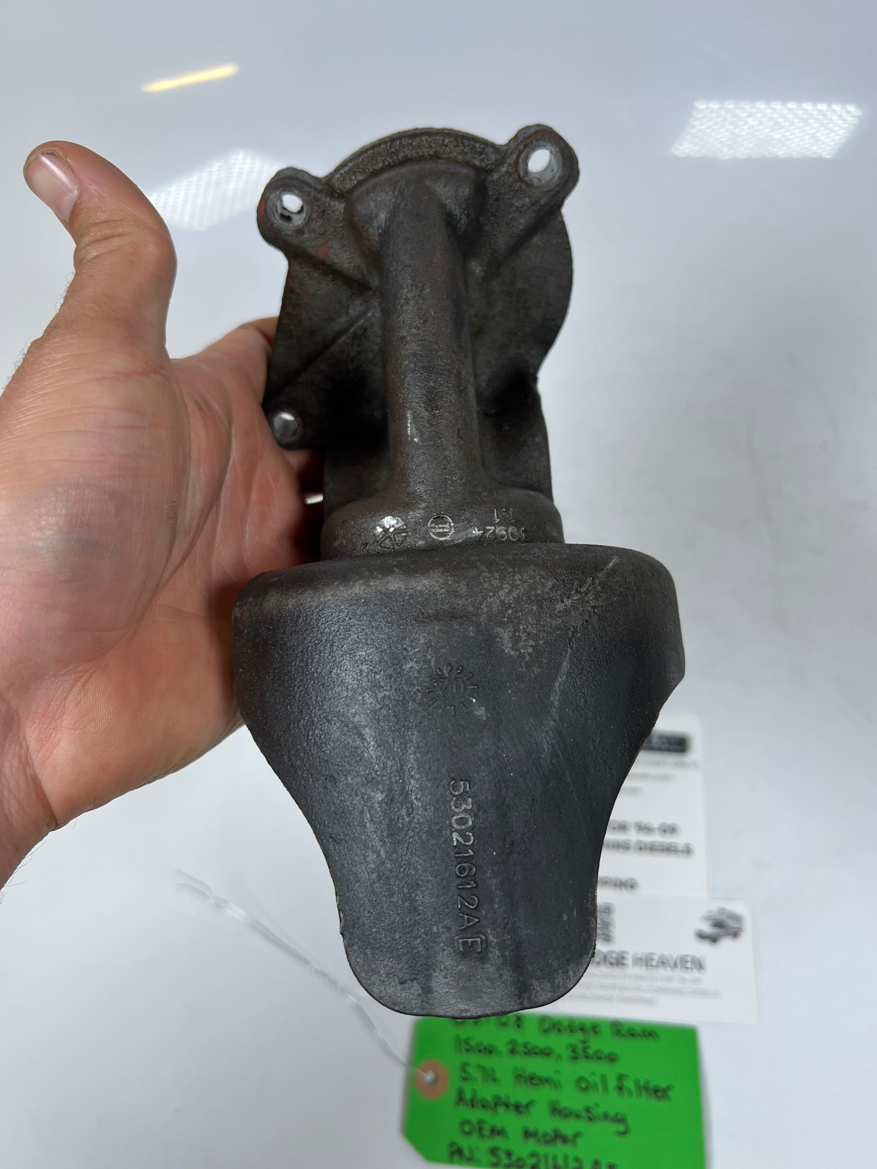 2003-2008 Dodge Ram 5.7L hemi Oil Filter Adapter Housing