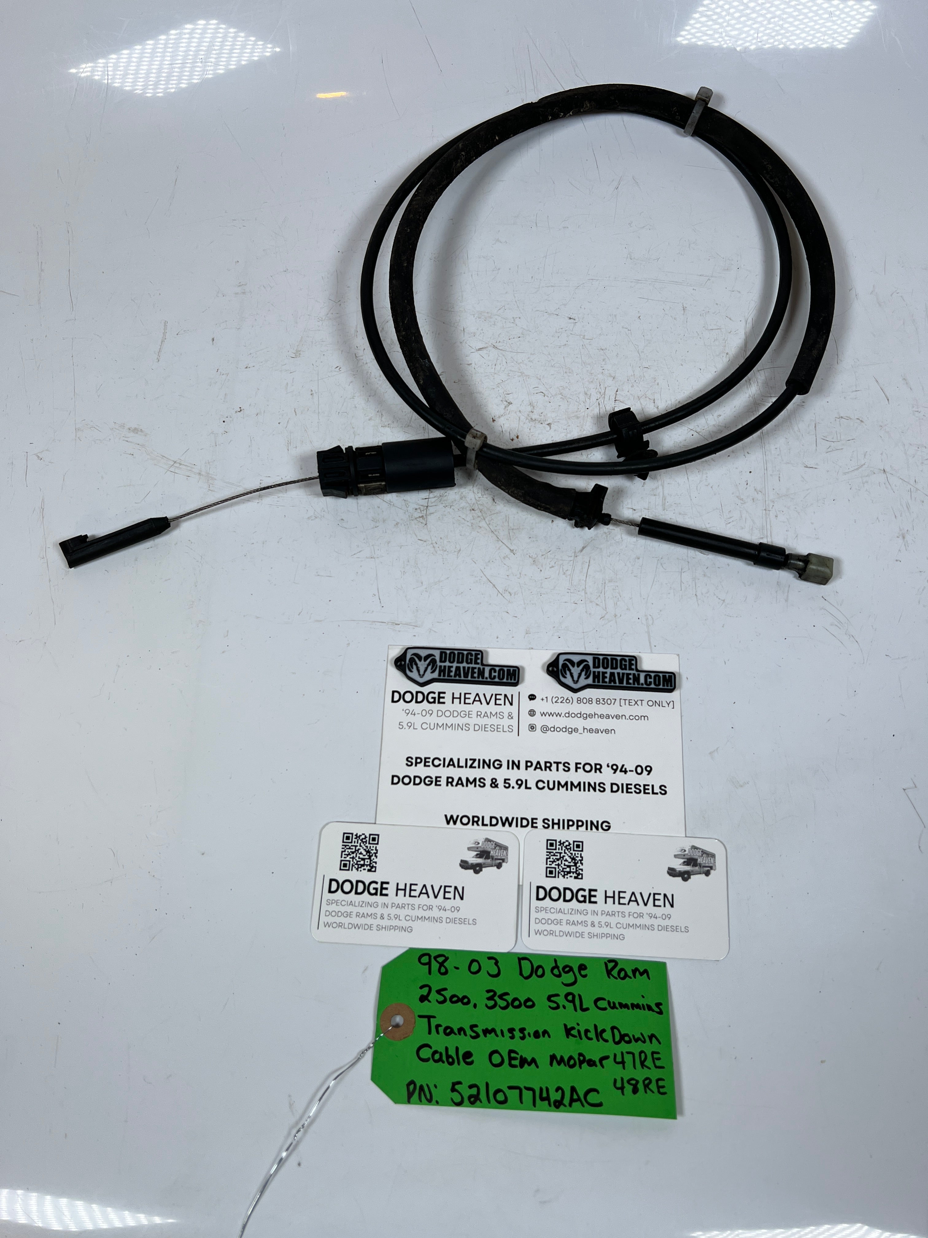 1998.5-2003 Dodge Ram 5.9L Cummins Transmission Kick Down Cable