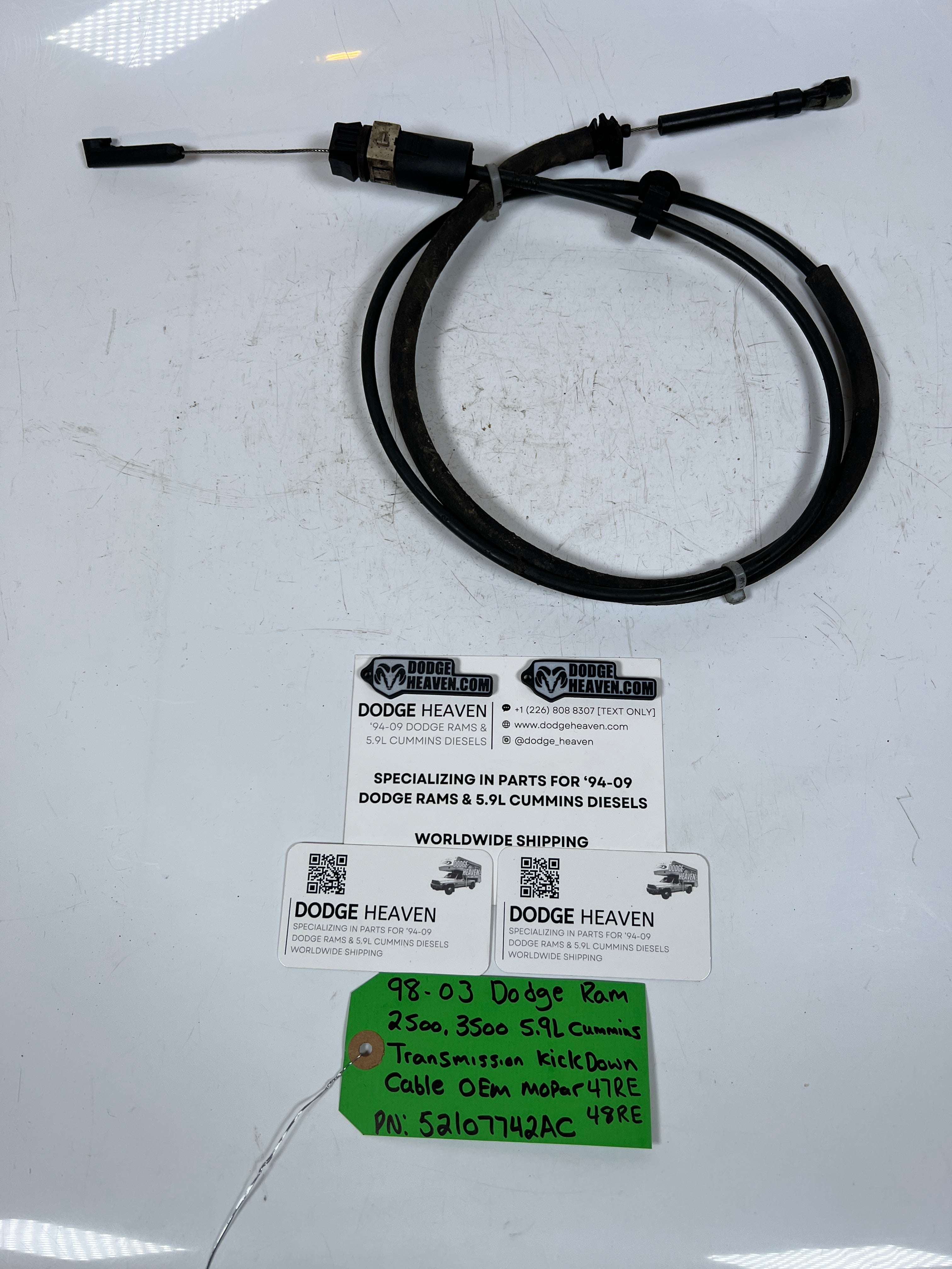 1998.5-2003 Dodge Ram 5.9L Cummins Transmission Kick Down Cable