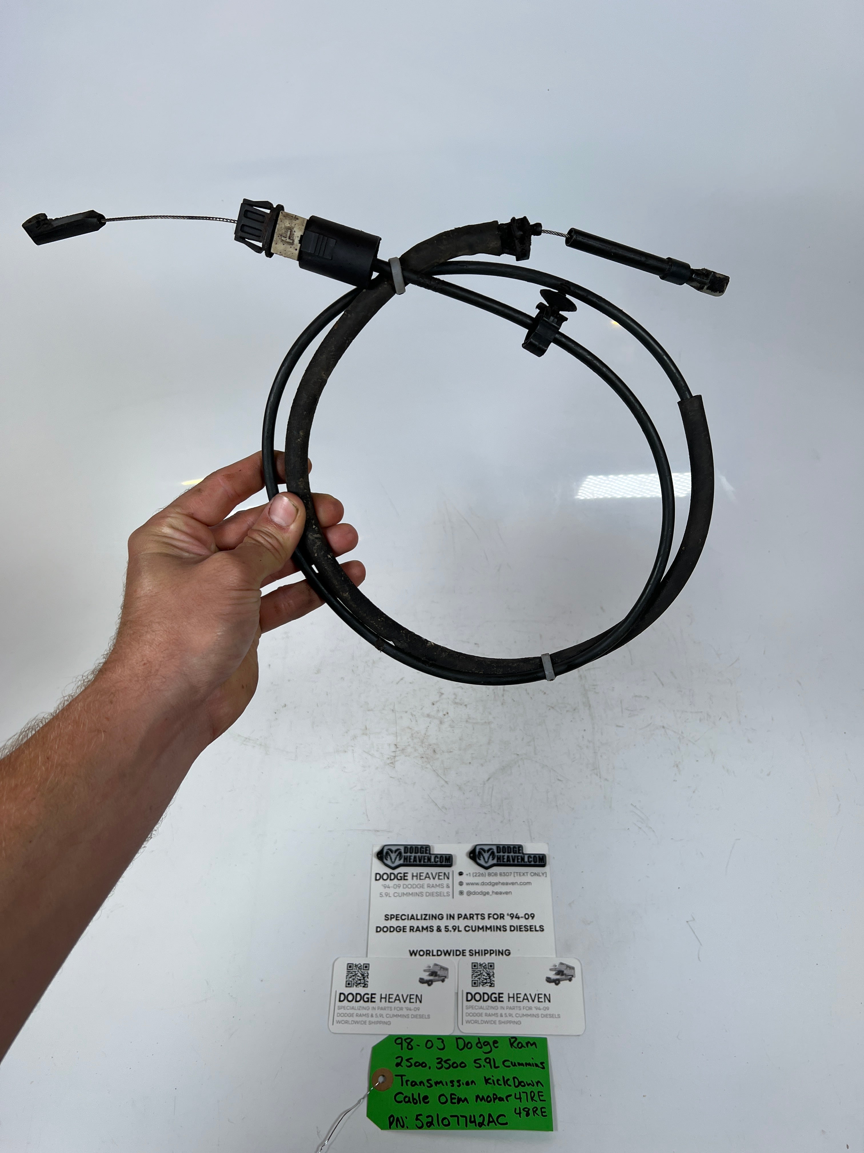 1998.5-2003 Dodge Ram 5.9L Cummins Transmission Kick Down Cable
