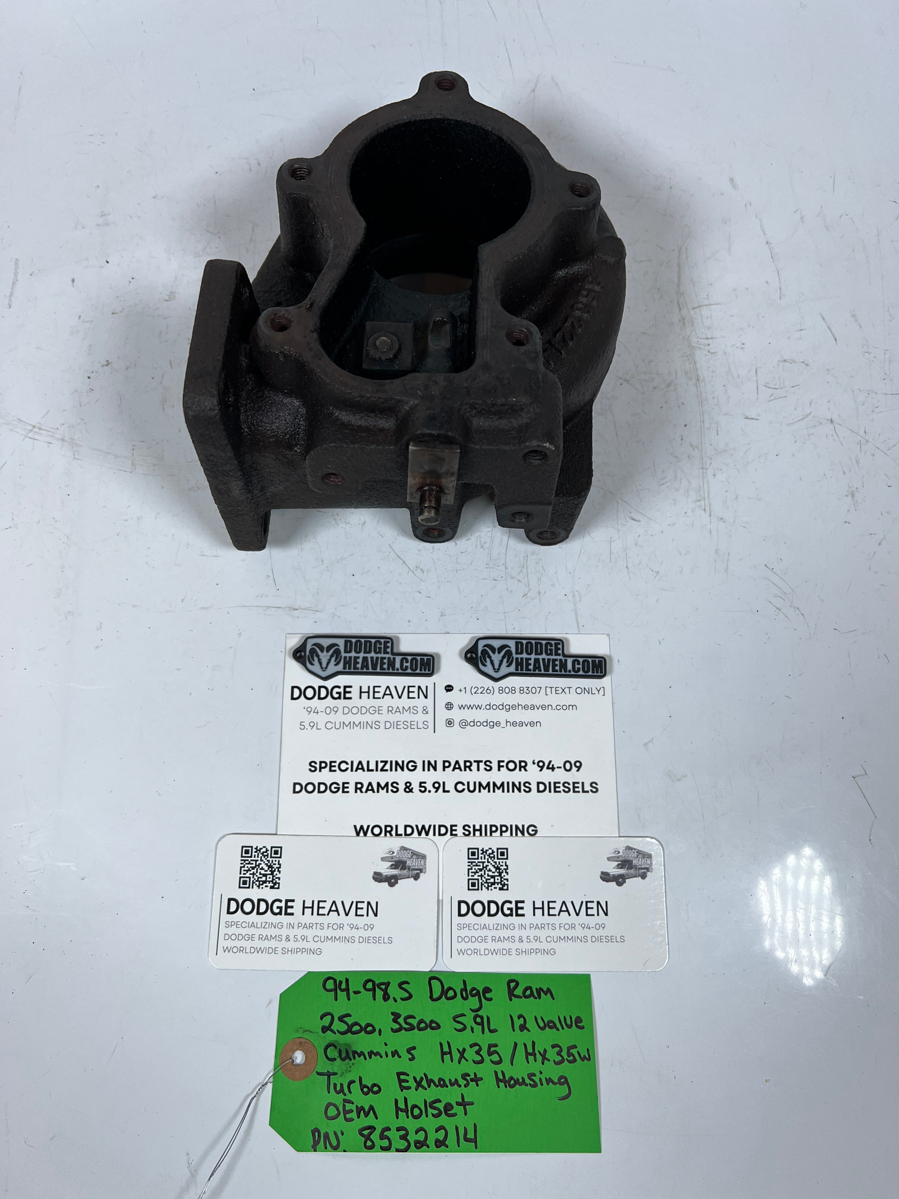 1994-1998.5 Dodge Ram 5.9L Cummins HX35 HX35W Turbo Exhaust Housing