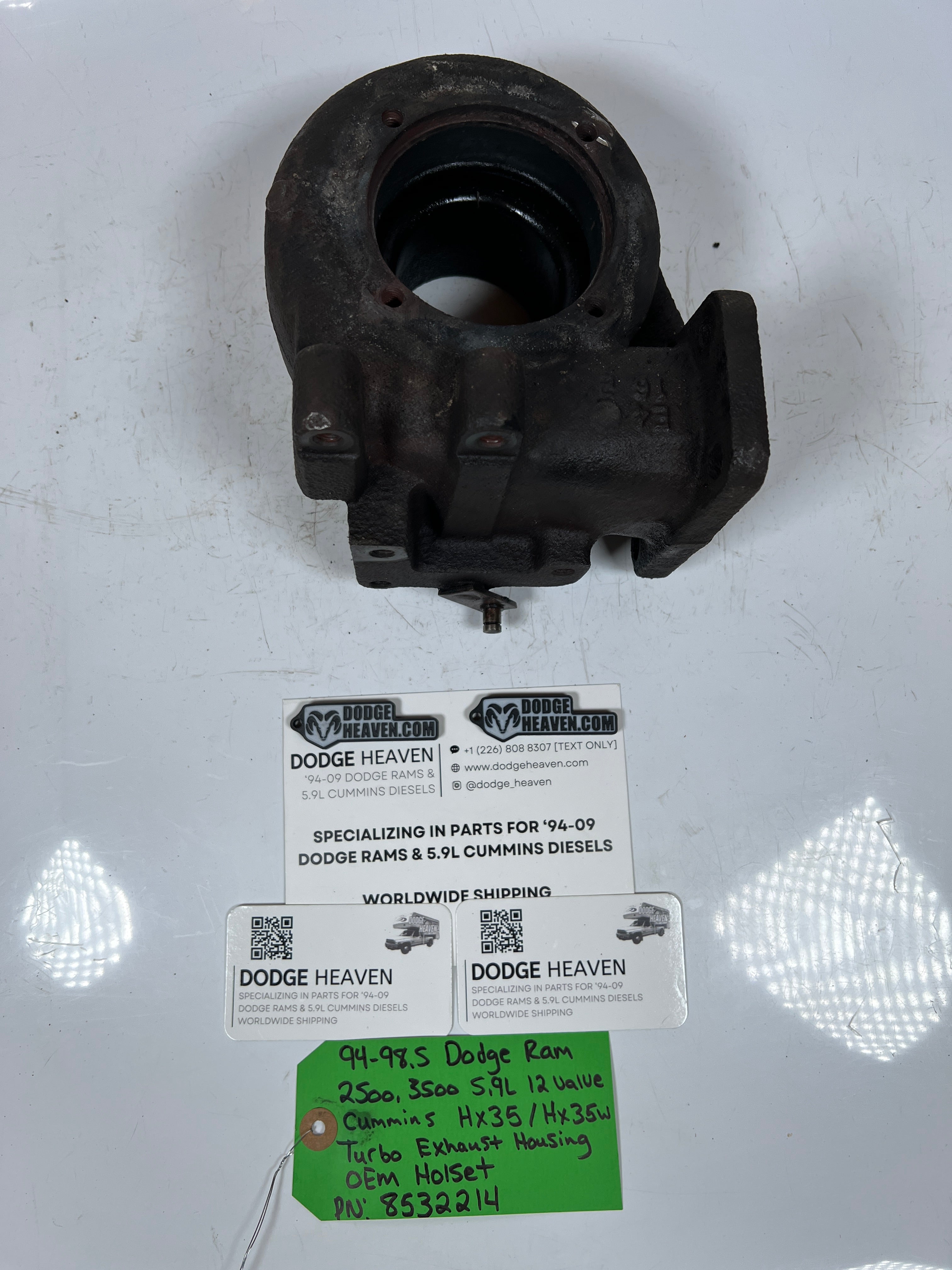 1994-1998.5 Dodge Ram 5.9L Cummins HX35 HX35W Turbo Exhaust Housing