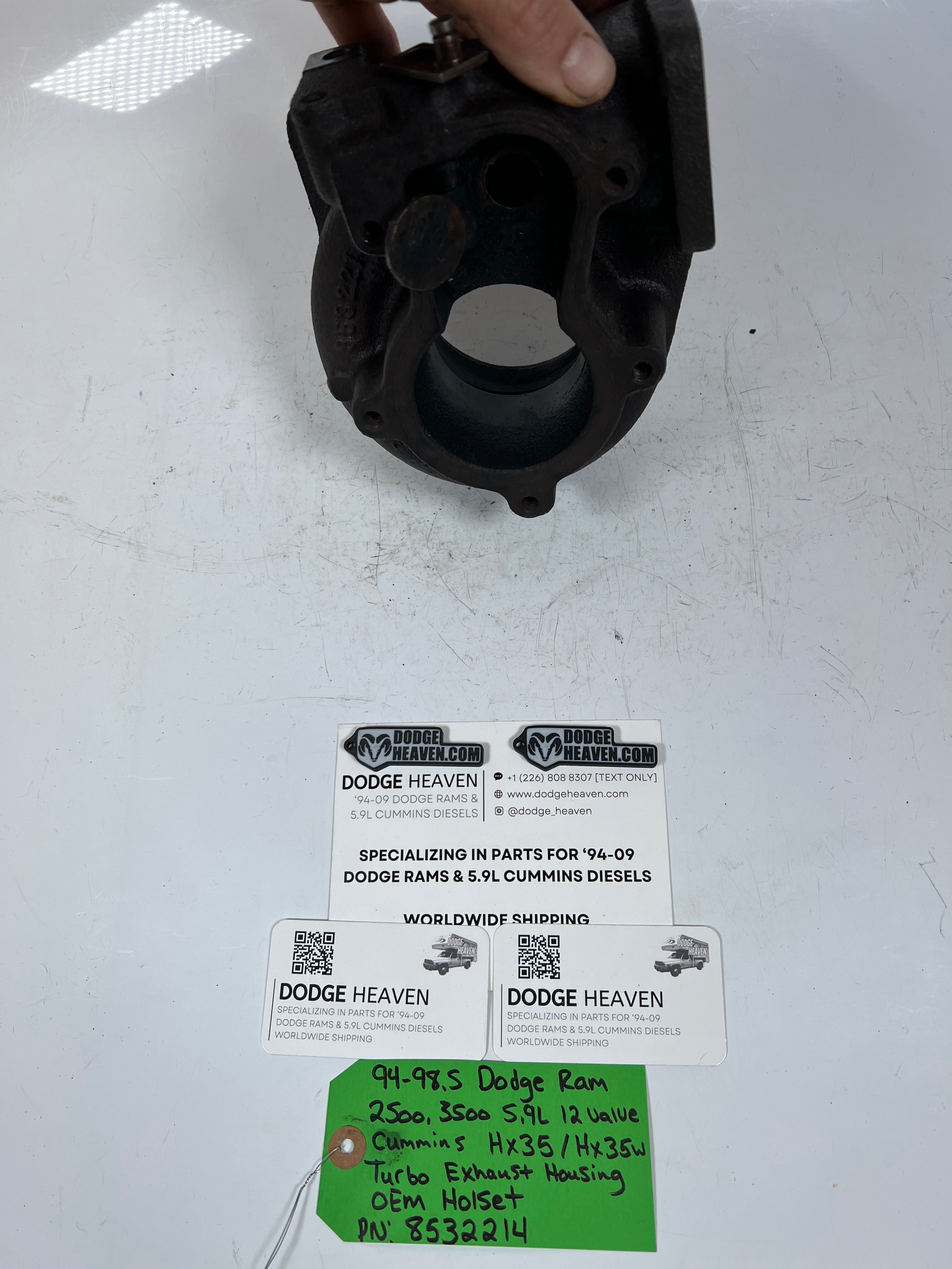 1994-1998.5 Dodge Ram 5.9L Cummins HX35 HX35W Turbo Exhaust Housing