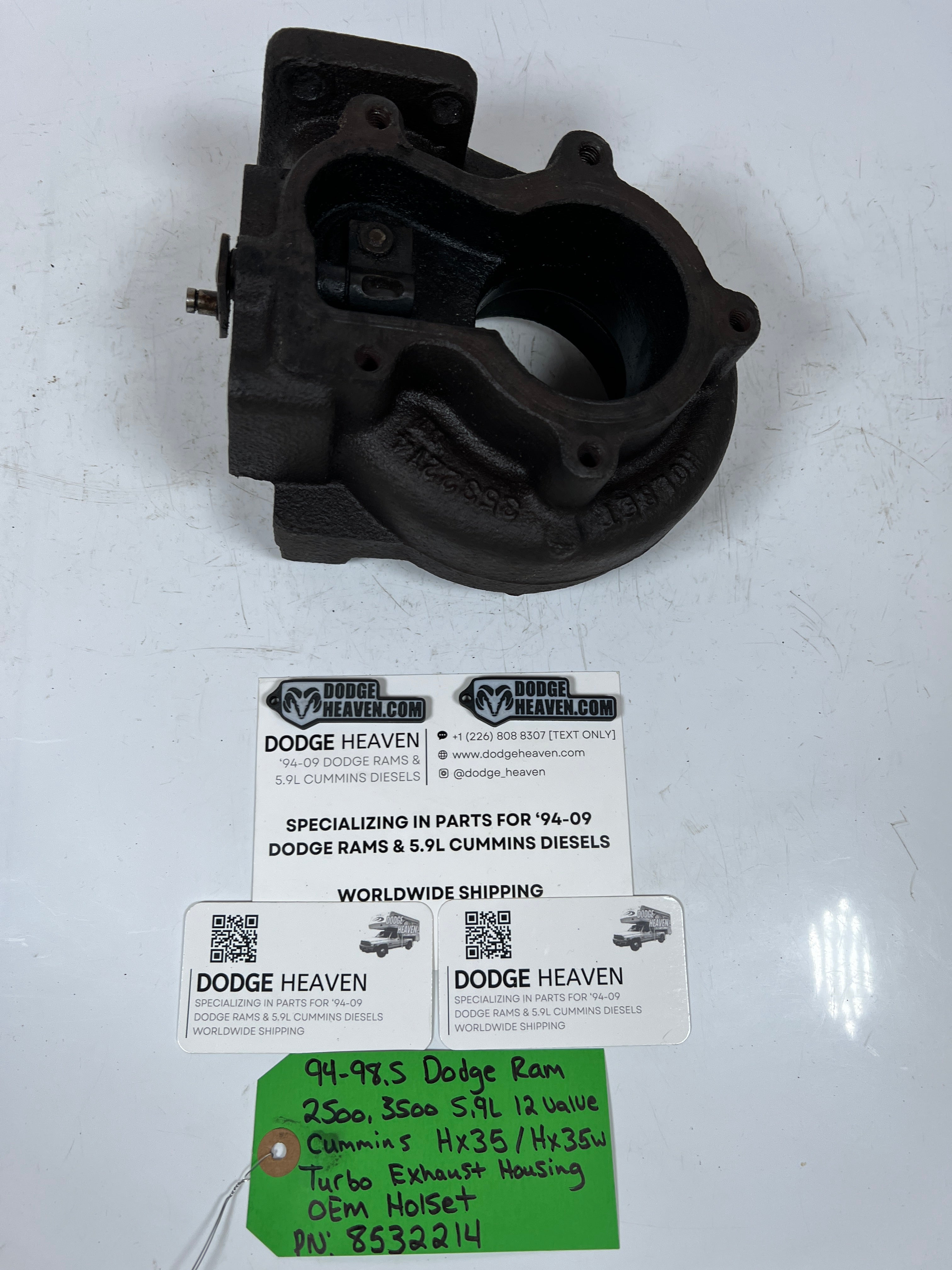 1994-1998.5 Dodge Ram 5.9L Cummins HX35 HX35W Turbo Exhaust Housing