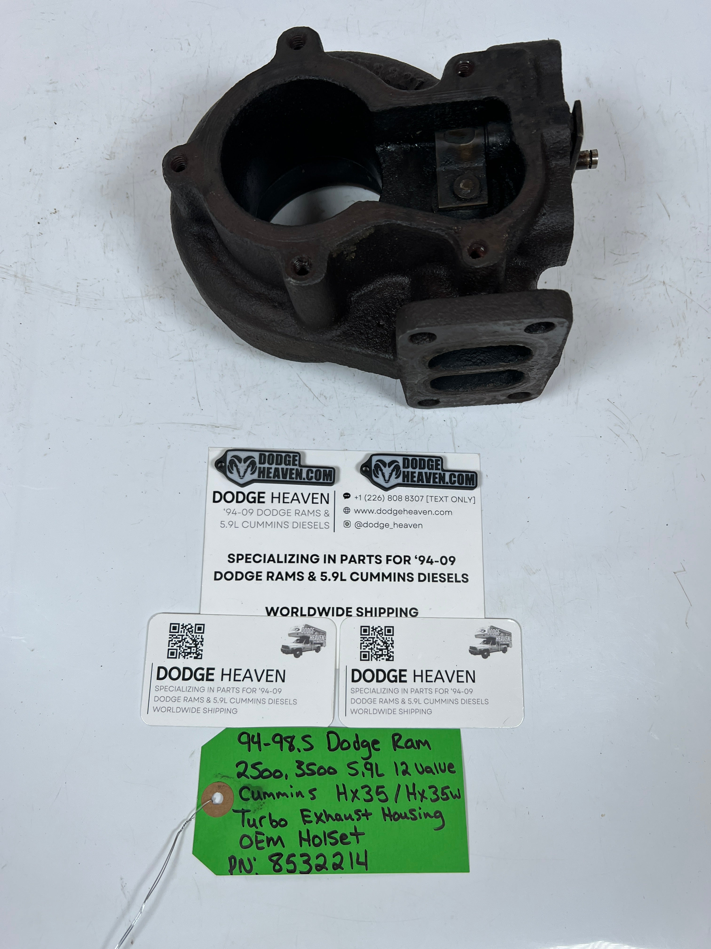 1994-1998.5 Dodge Ram 5.9L Cummins HX35 HX35W Turbo Exhaust Housing
