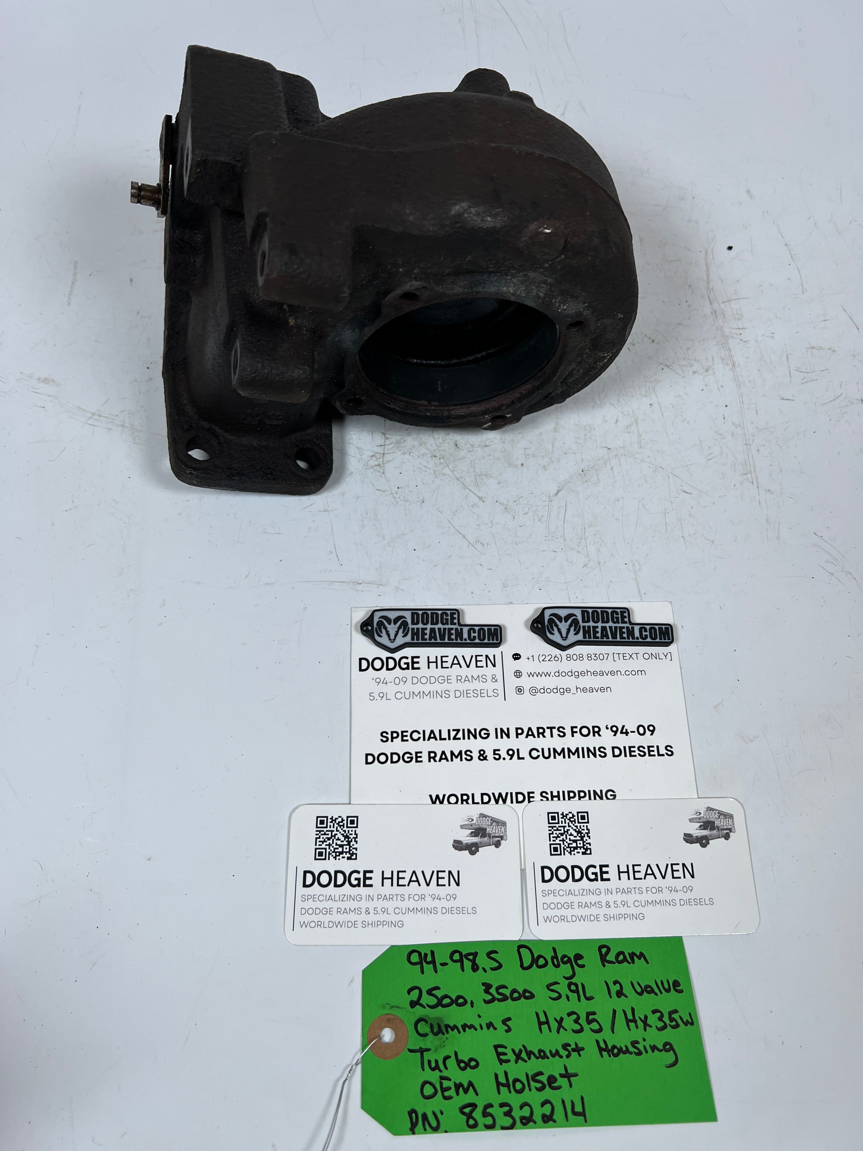 1994-1998.5 Dodge Ram 5.9L Cummins HX35 HX35W Turbo Exhaust Housing