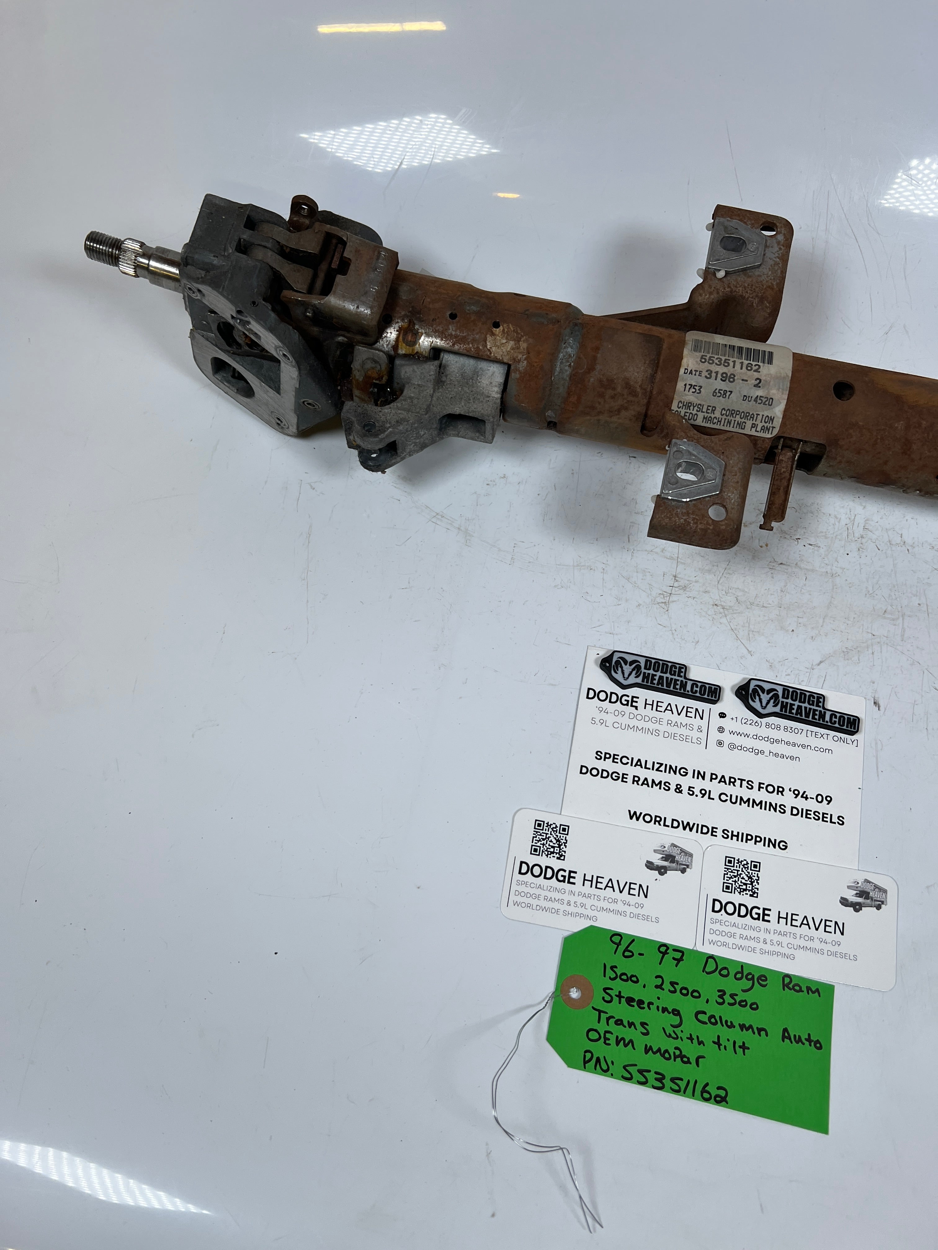 1996-1997 Dodge Ram 1500-3500 Steering Column Automatic Trans With Tilt