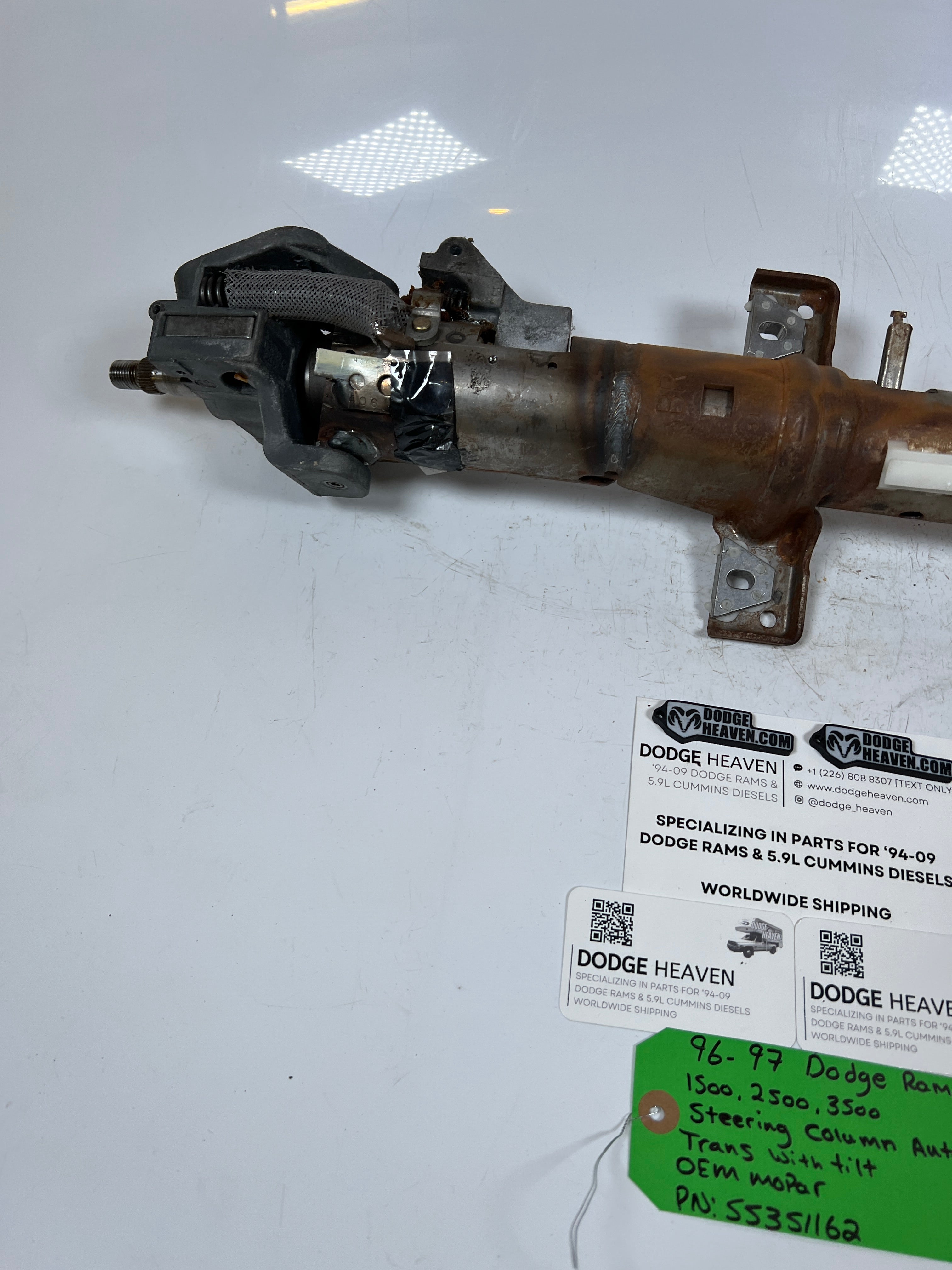 1996-1997 Dodge Ram 1500-3500 Steering Column Automatic Trans With Tilt