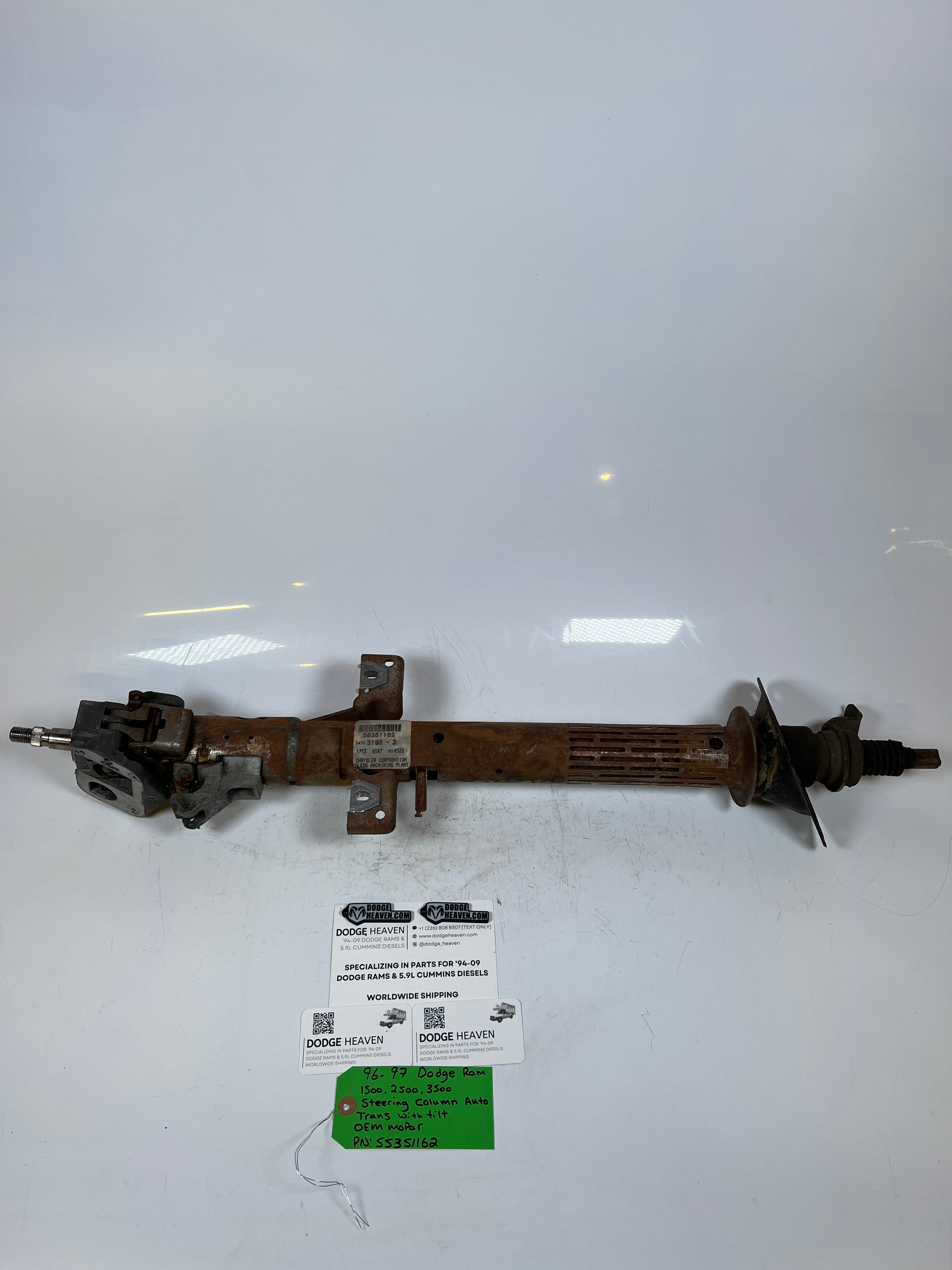 1996-1997 Dodge Ram 1500-3500 Steering Column Automatic Trans With Tilt