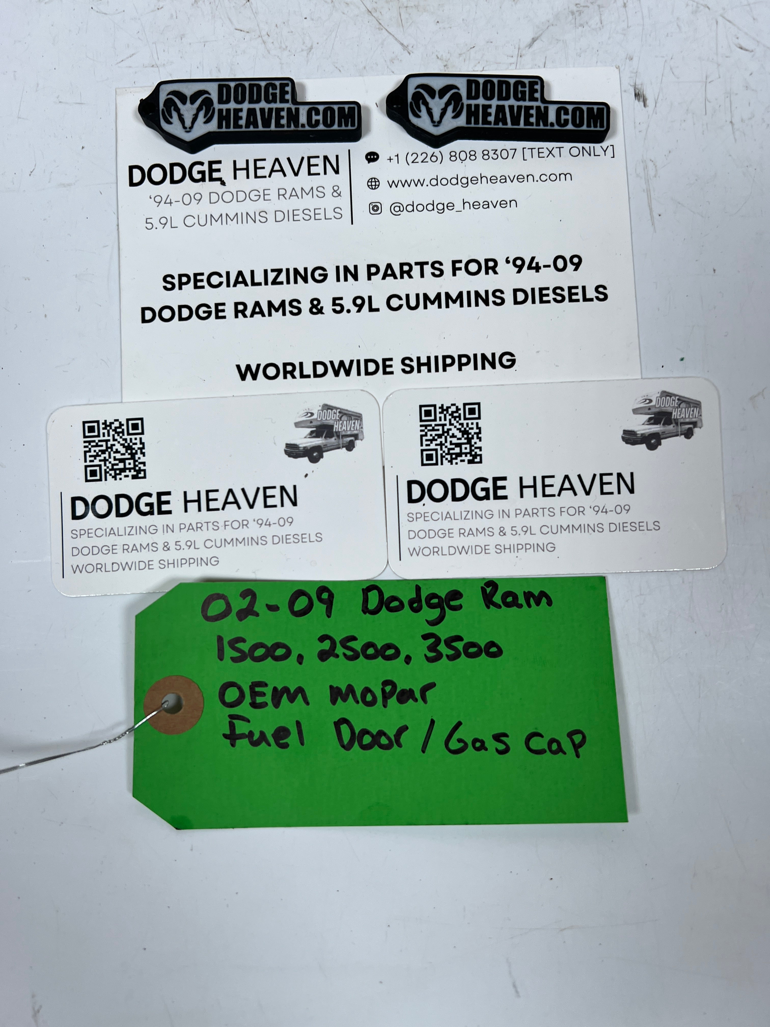 2002-2009 Dodge Ram 1500-3500 Fuel Door / Gas Cap