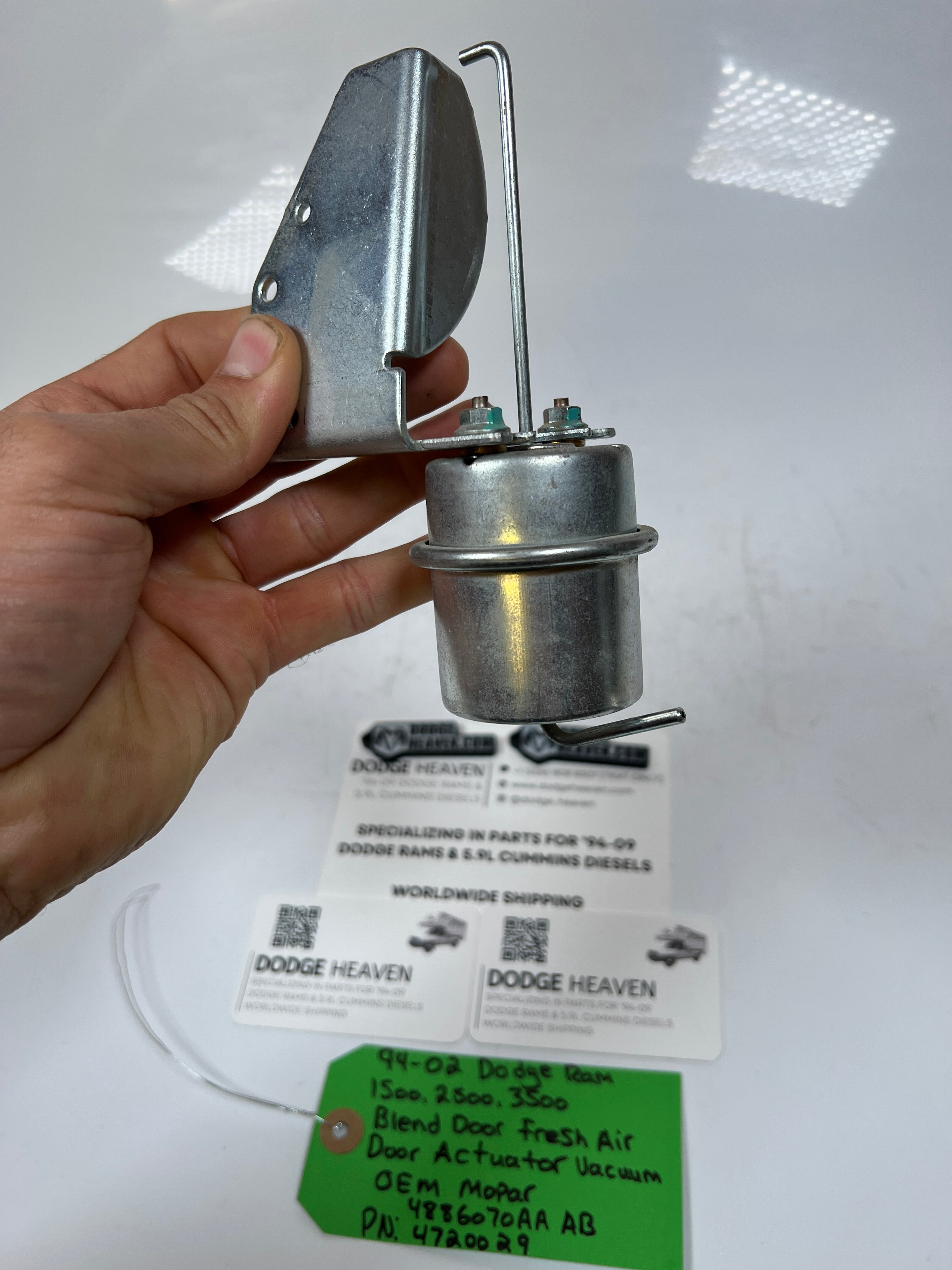 1994-2002 Dodge Ram Blend Door Fresh Air Door Actuator Vacuum