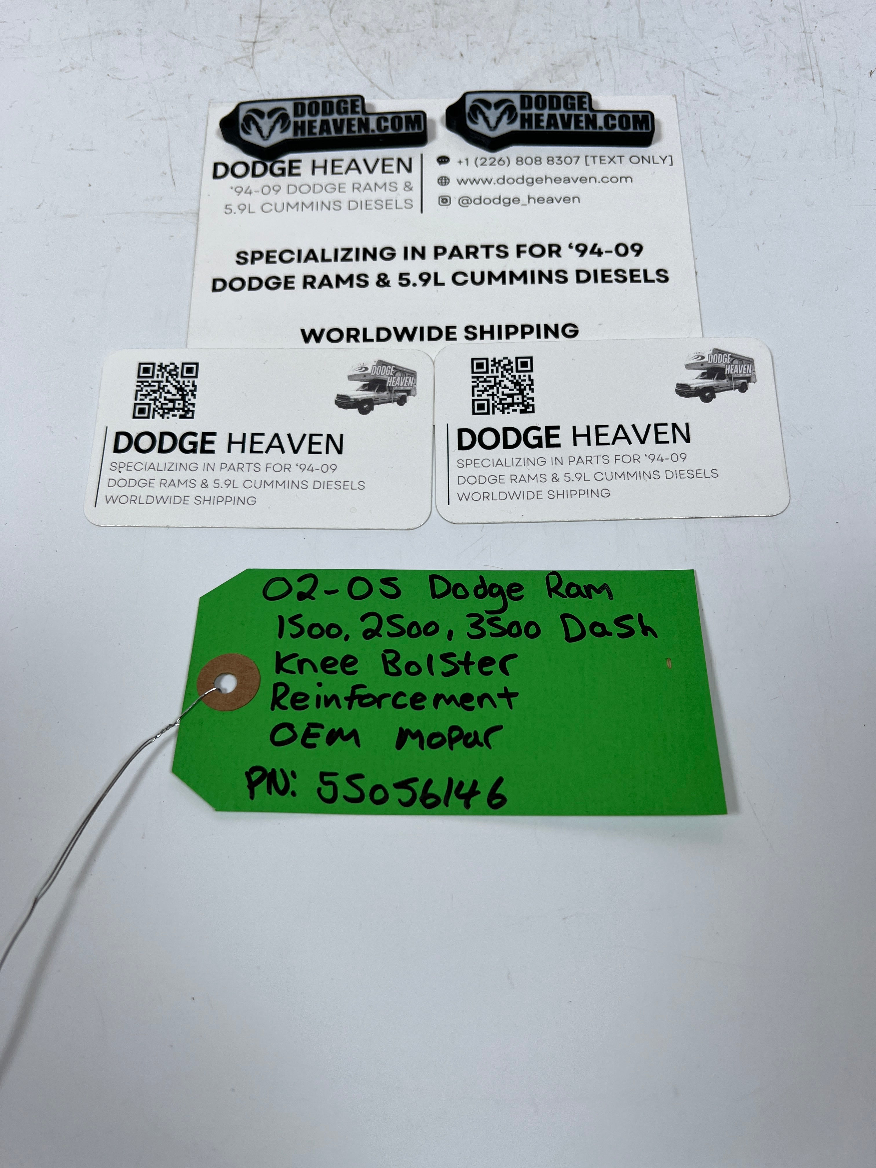 2002-2005 Dodge Ram 1500-3500 Dash Knee Bolster Reinforcement